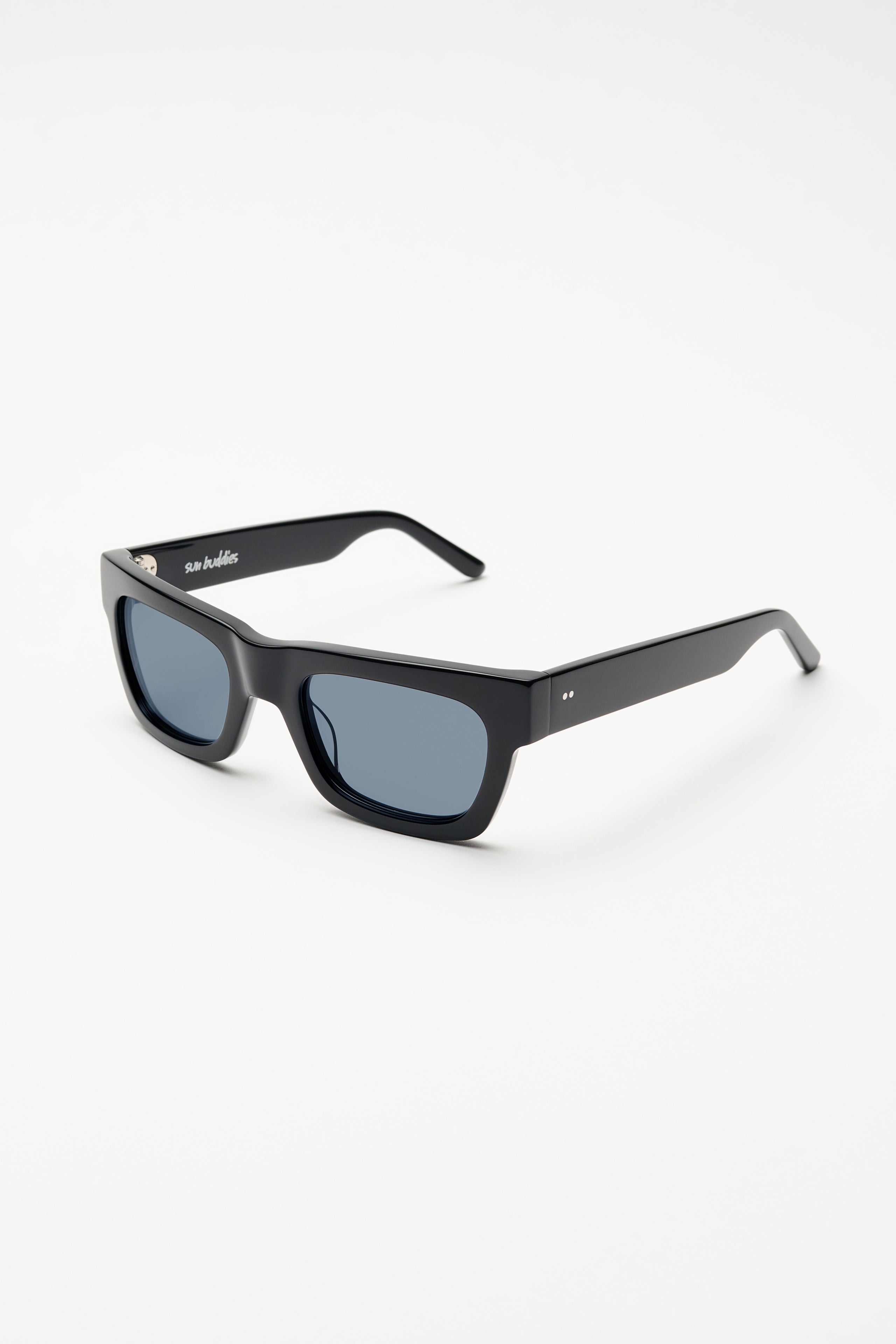 Sun Buddies Greta Black With Blue Lenses
