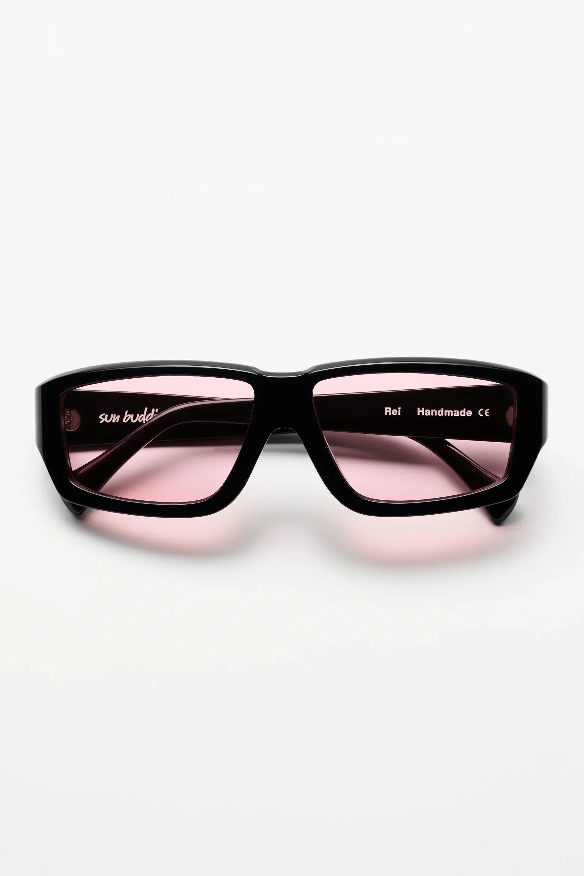 Sun Buddies Rei Black With Pink Lens