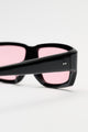 Sun Buddies Rei Black With Pink Lens