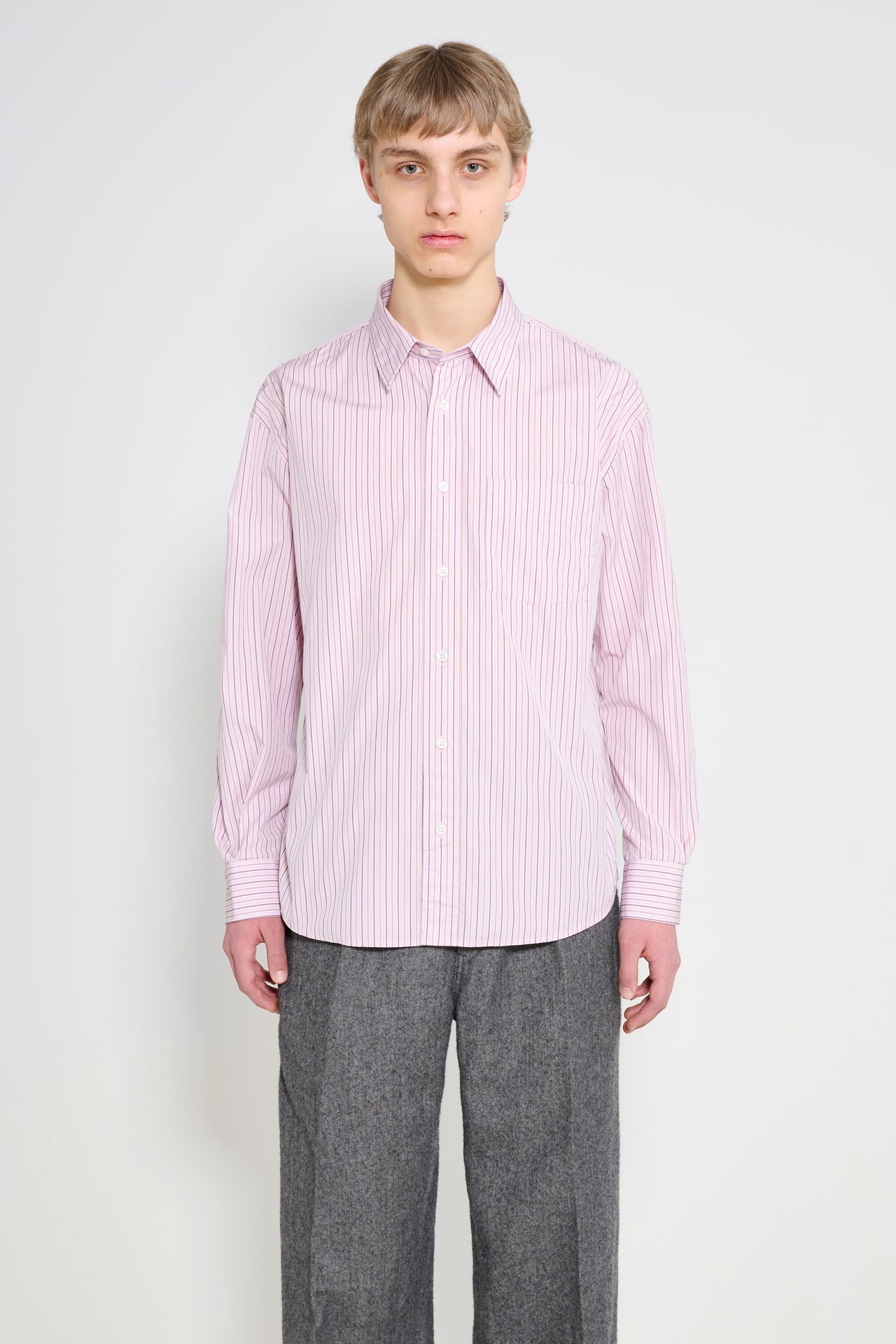 Sunflower New Base Shirt Pink Stripe