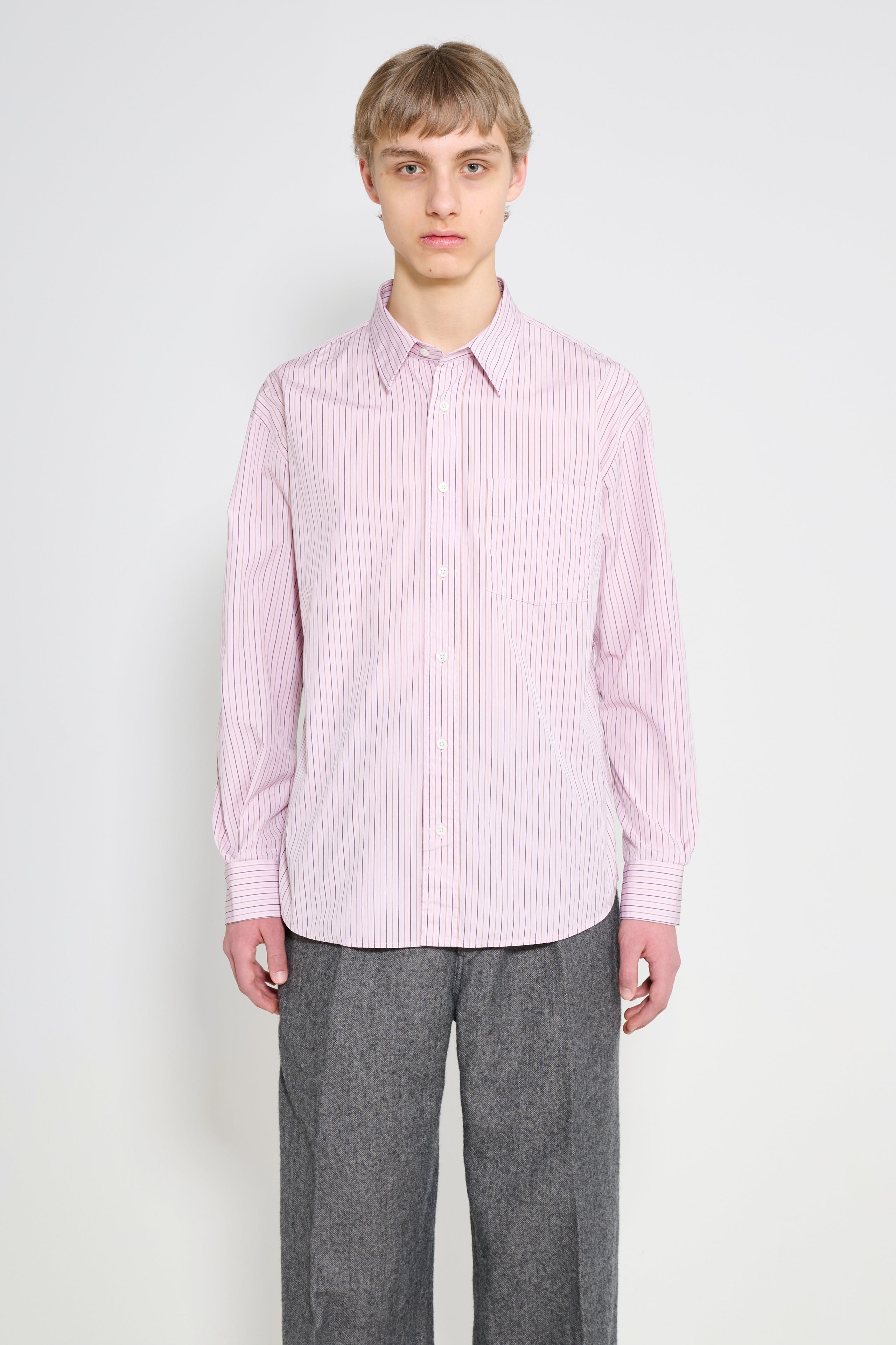 Sunflower New Base Shirt Pink Stripe