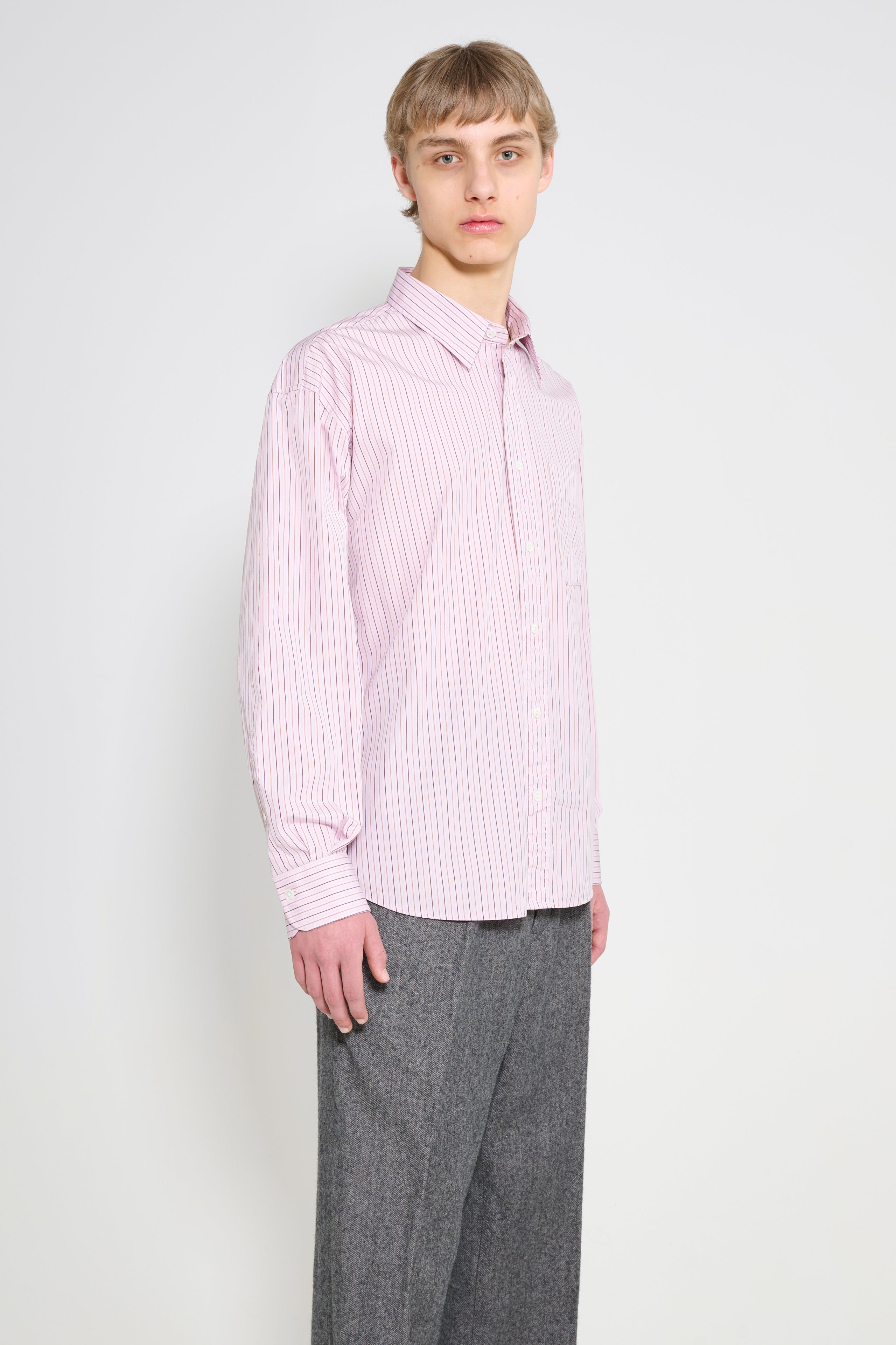 Sunflower New Base Shirt Pink Stripe