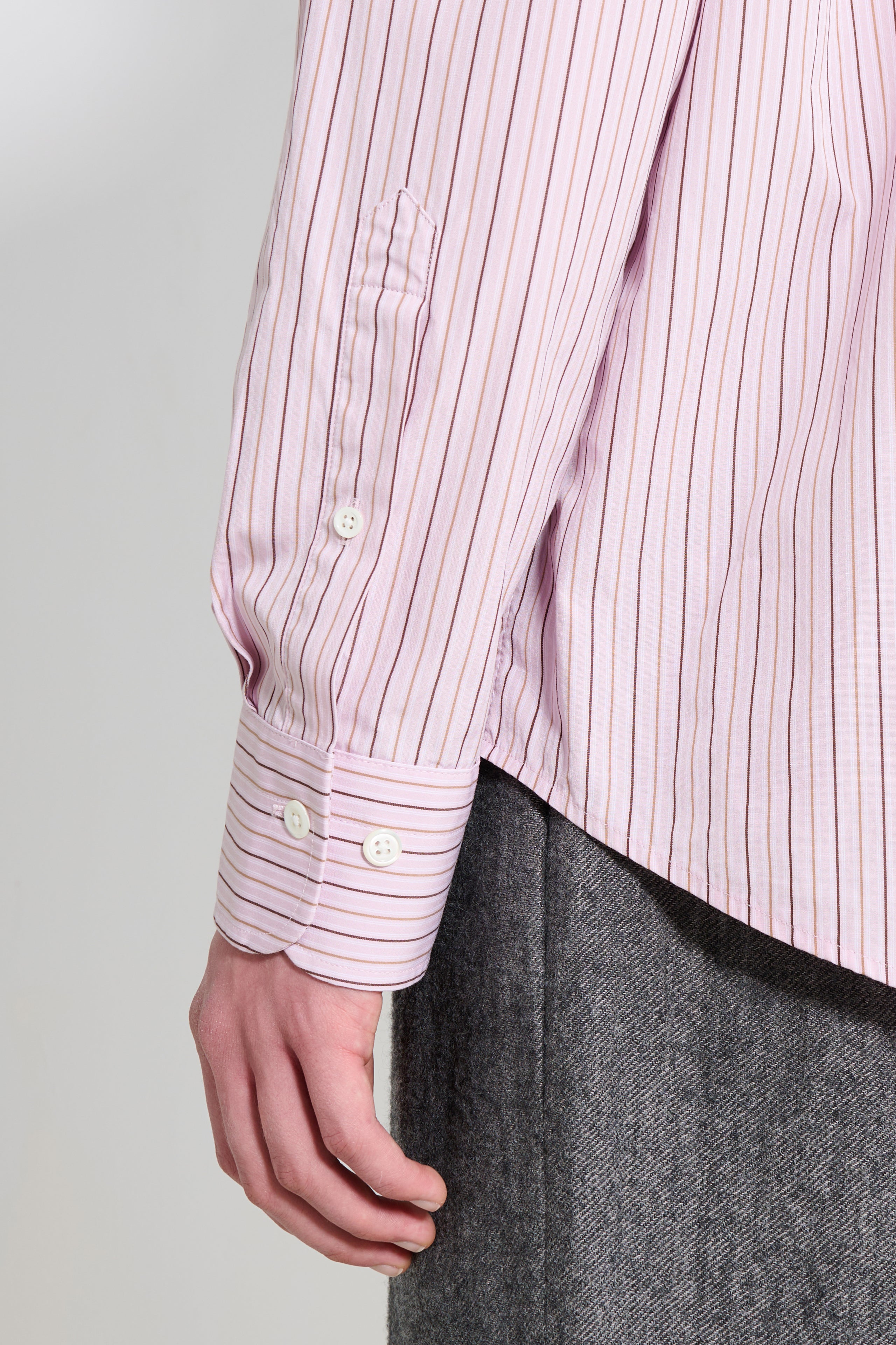 Sunflower New Base Shirt Pink Stripe