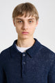 Sunflower Linen Polo Navy