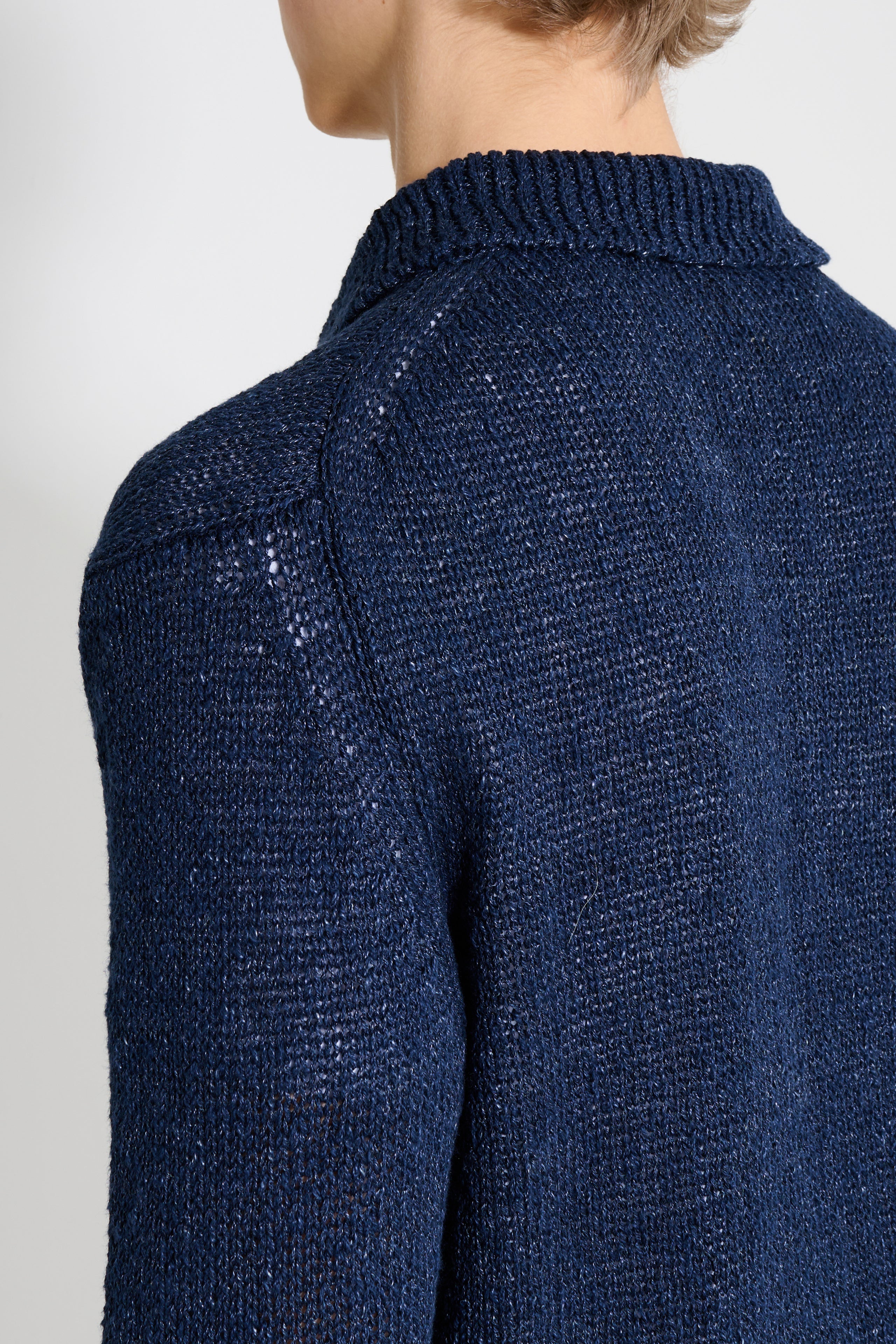 Sunflower Linen Polo Navy