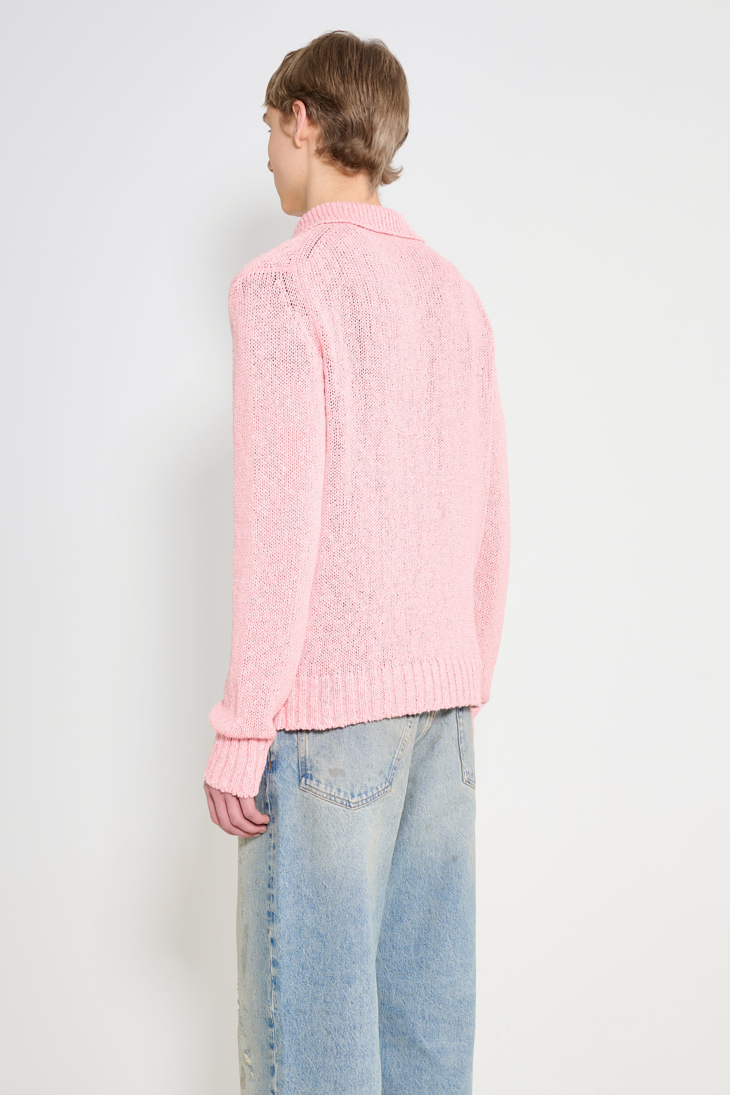 Sunflower Linen Polo Pink