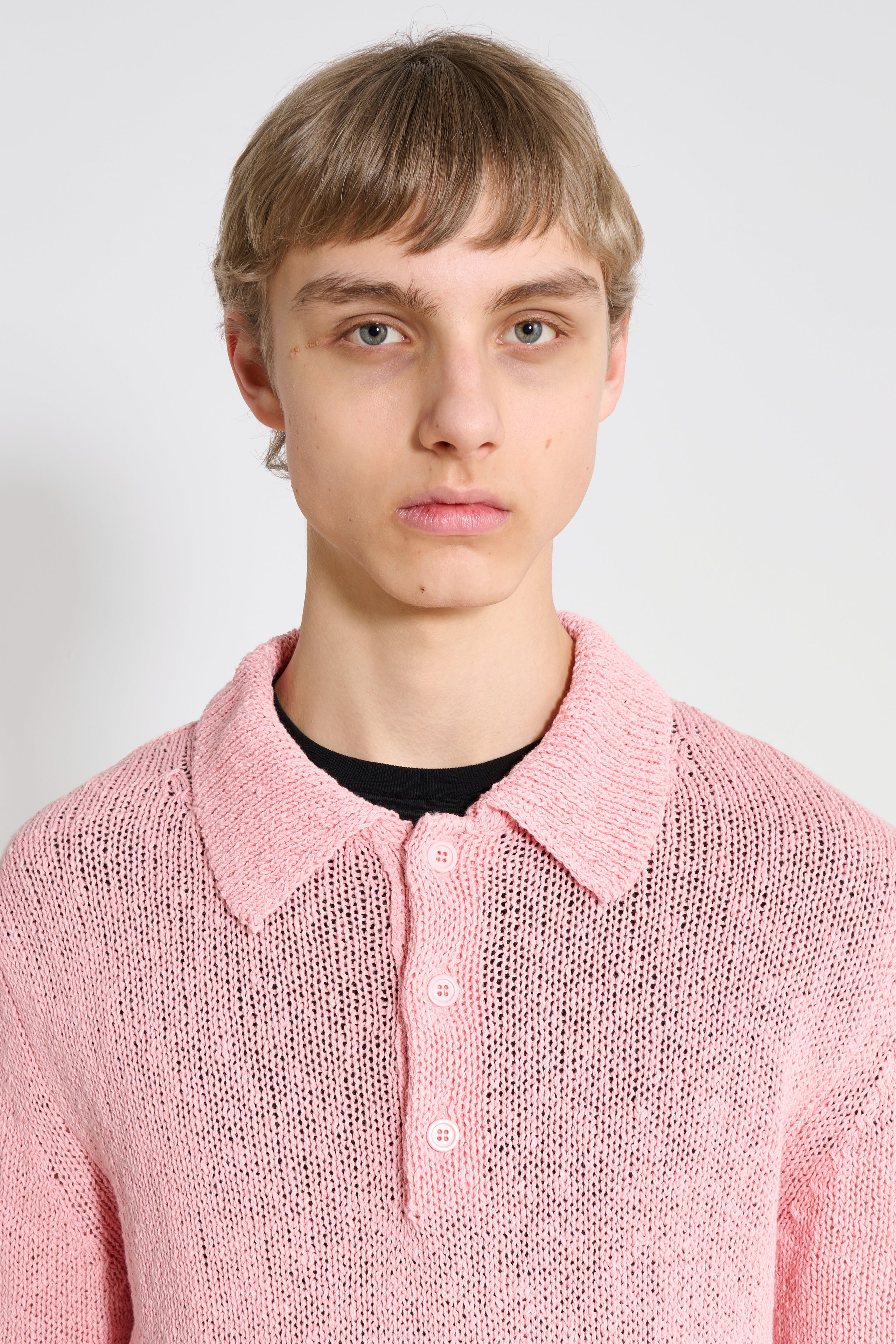 Sunflower Linen Polo Pink