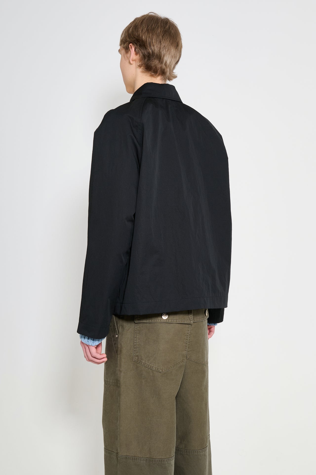 Sunflower Short Raglan Coat Black