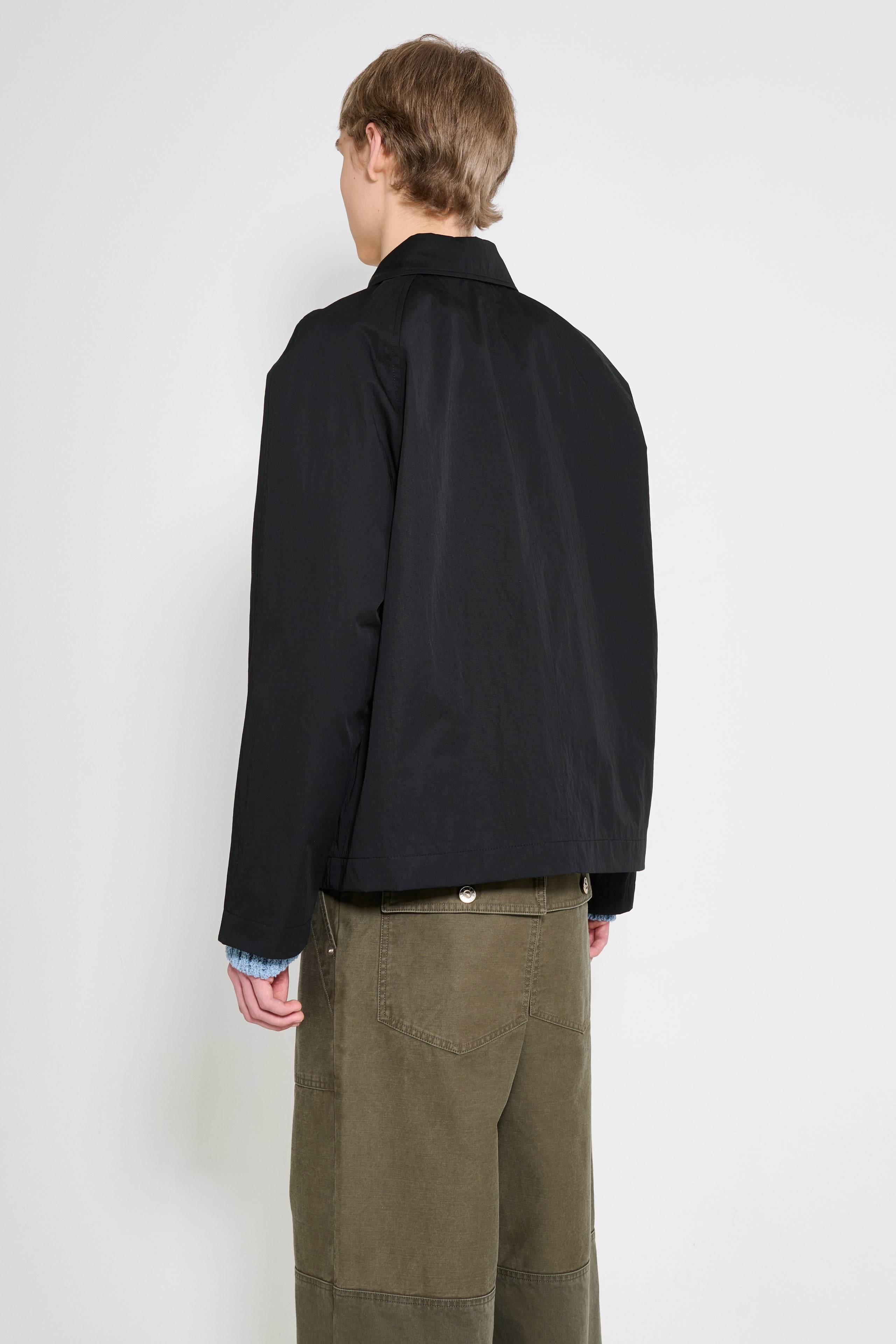 Sunflower Short Raglan Coat Black