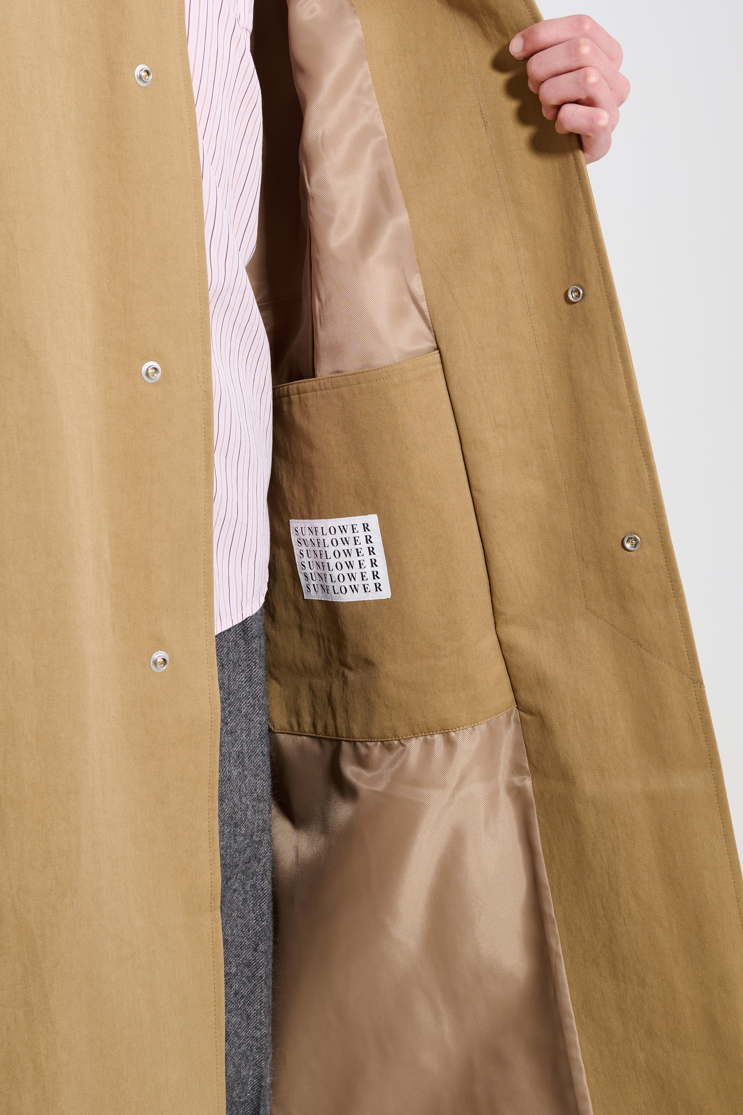 Sunflower Raglan Coat Dark Sand