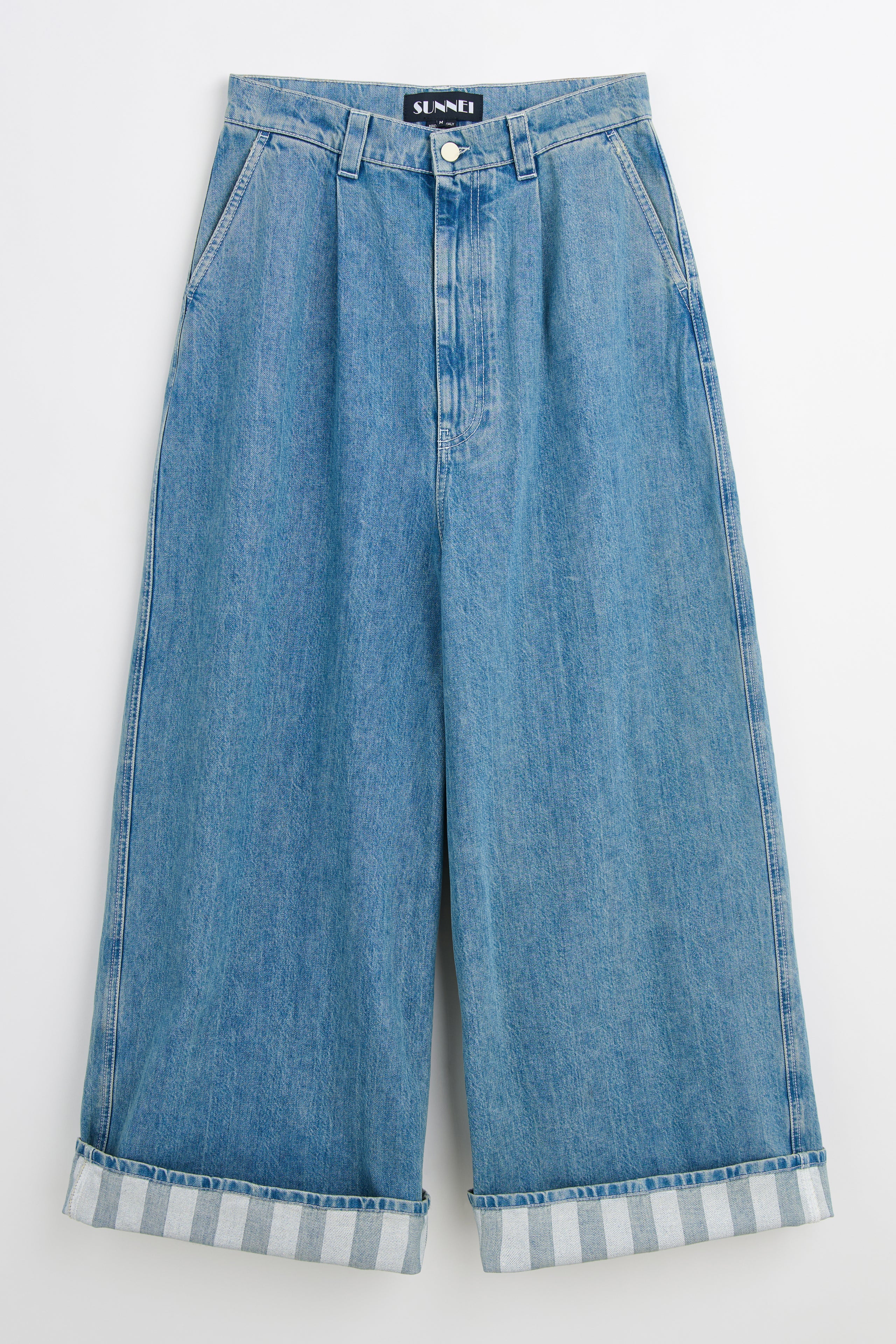 SUNNEI Extra Over Pants Light Washed Denim WS