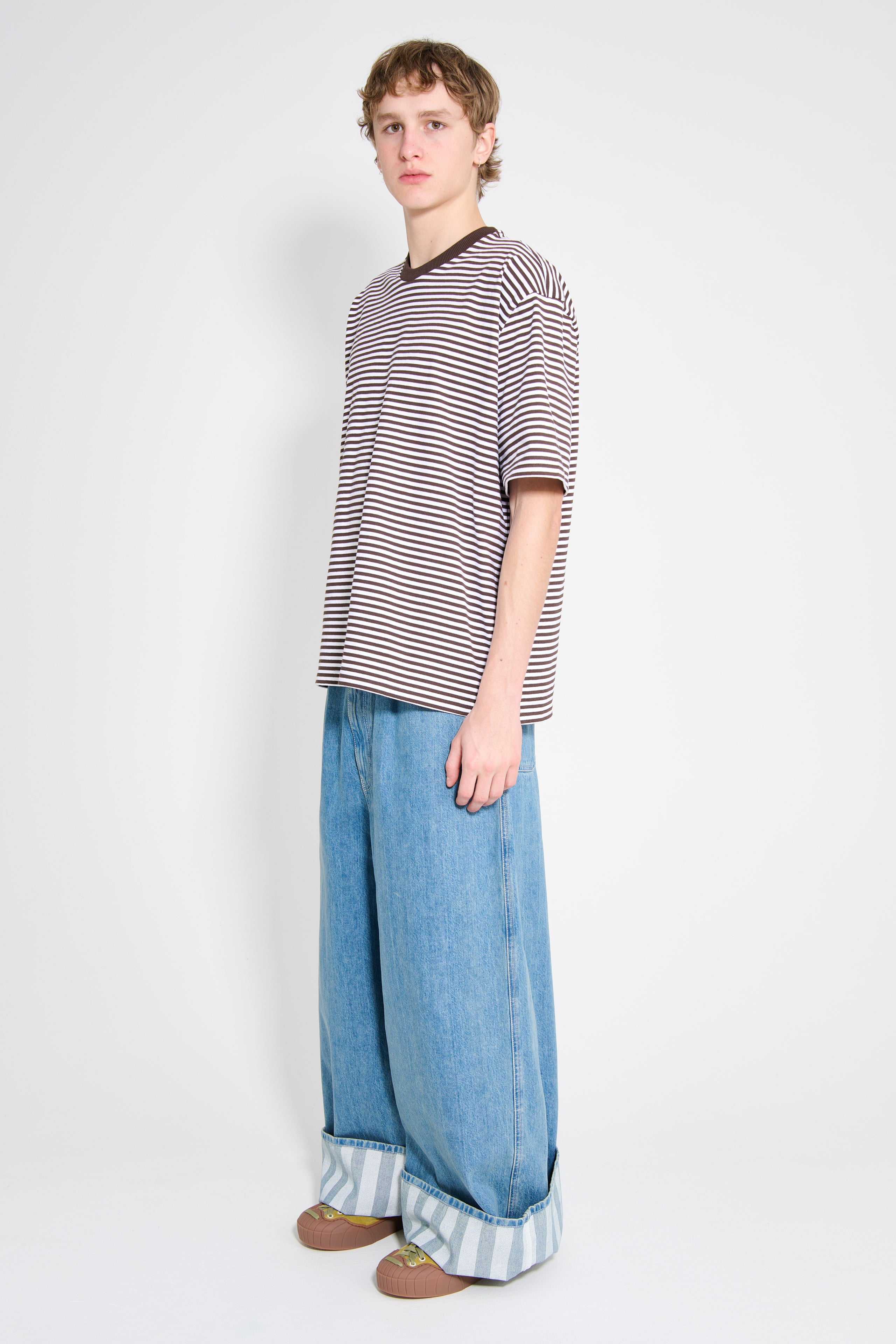 SUNNEI Extra Over Pants Light Washed Denim WS