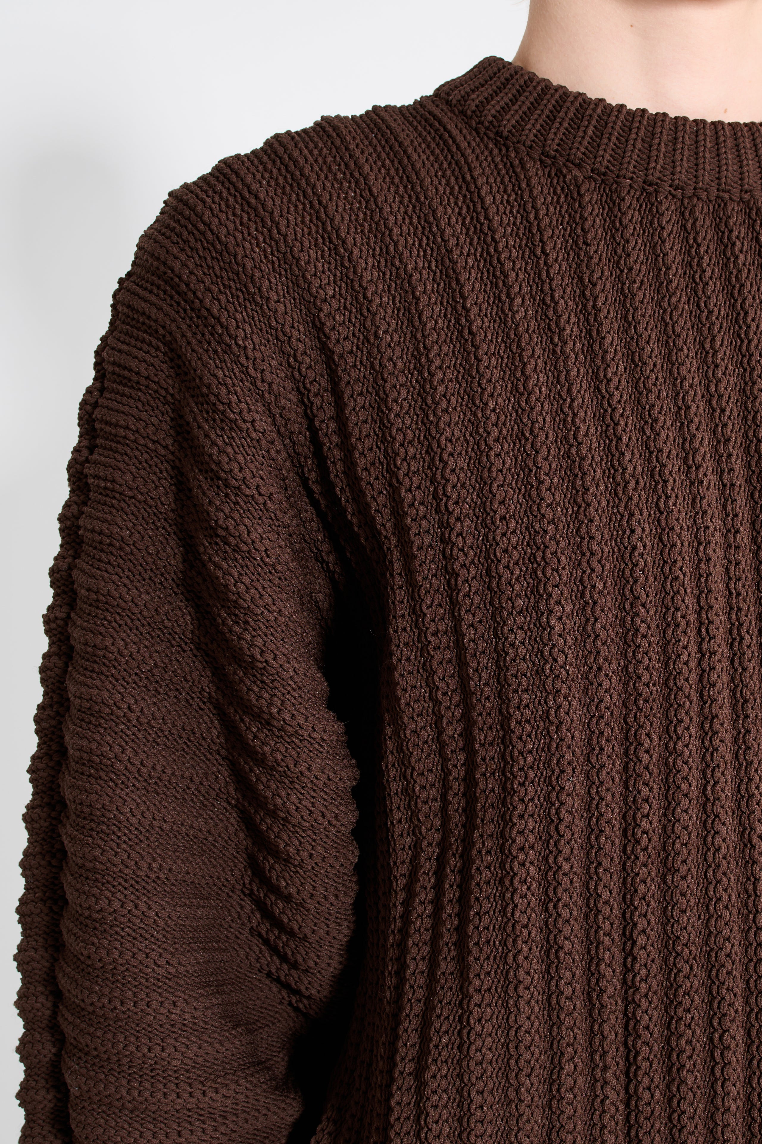 SUNNEI Round Neck Sweater Brown