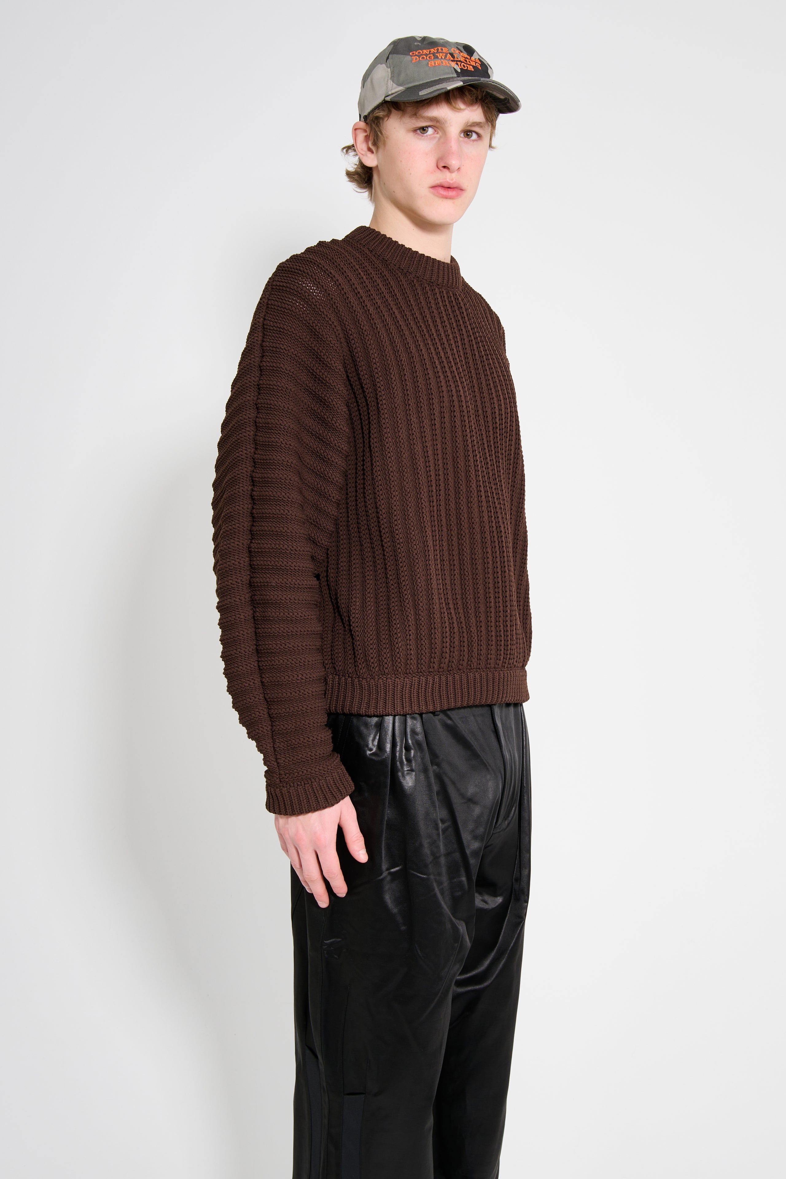 SUNNEI Round Neck Sweater Brown