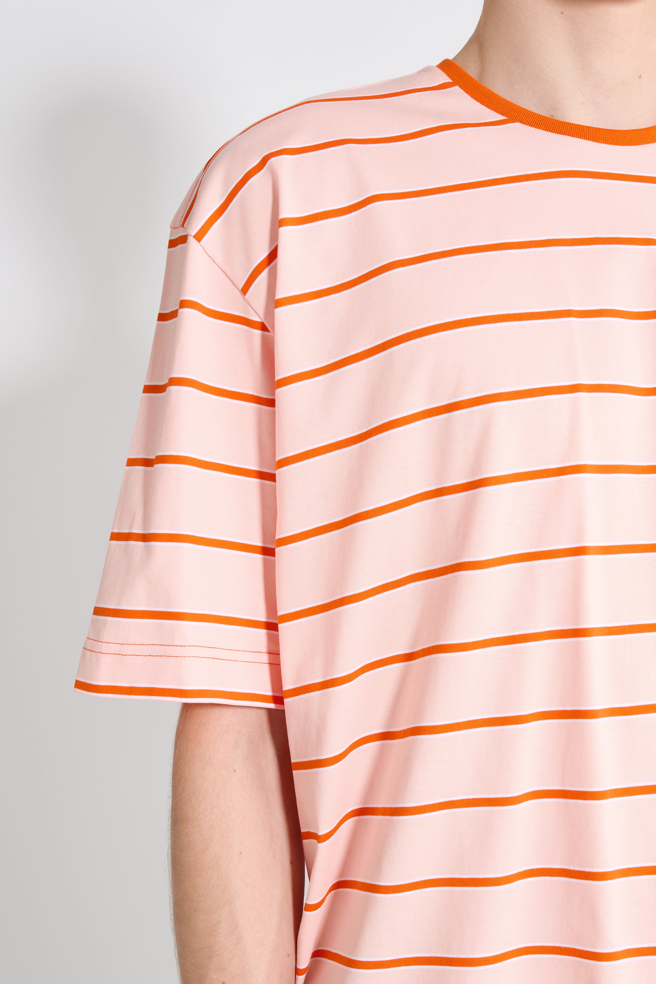 SUNNEI Over T-shirt Pink Stripes