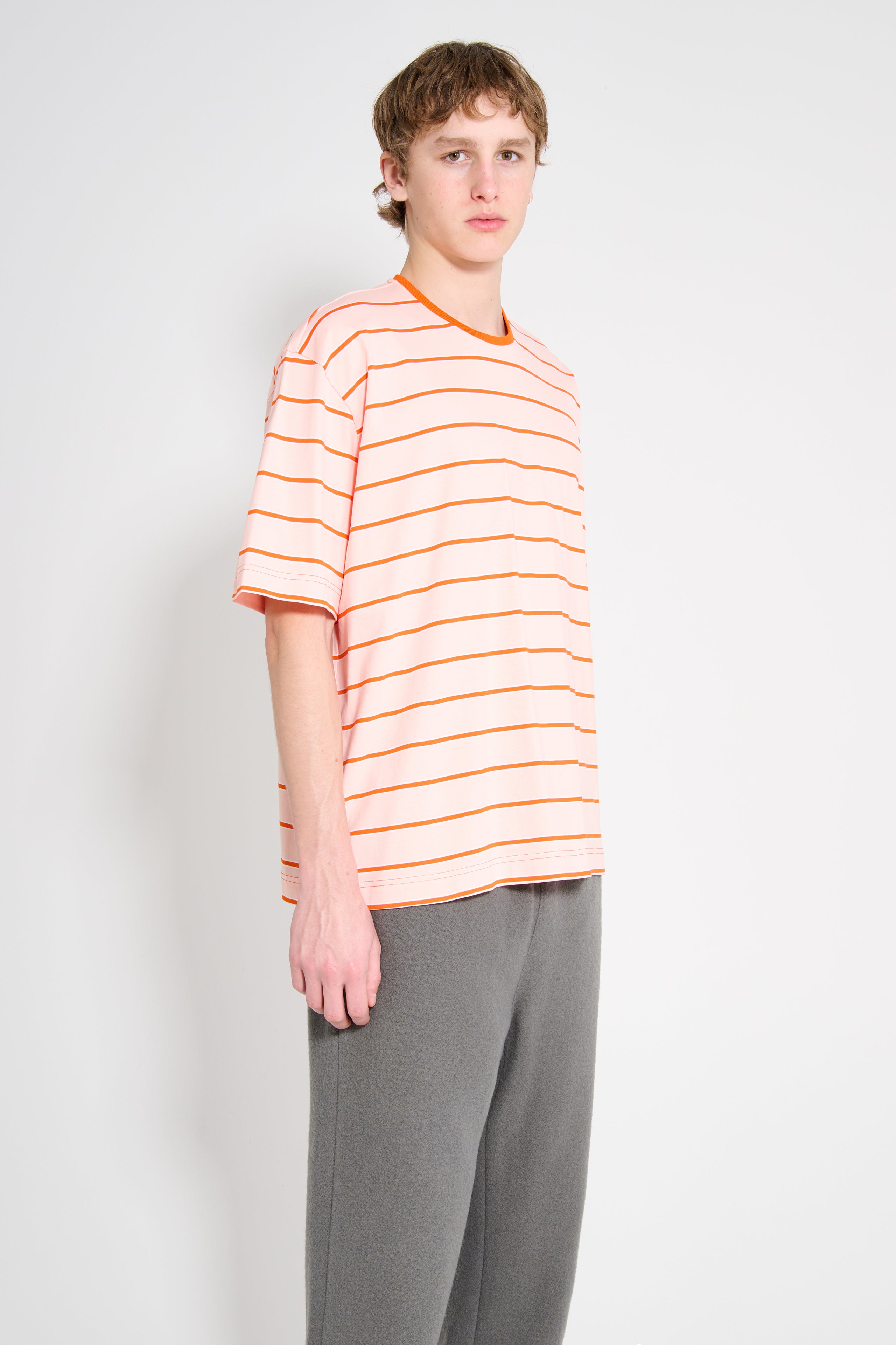 SUNNEI Over T-shirt Pink Stripes