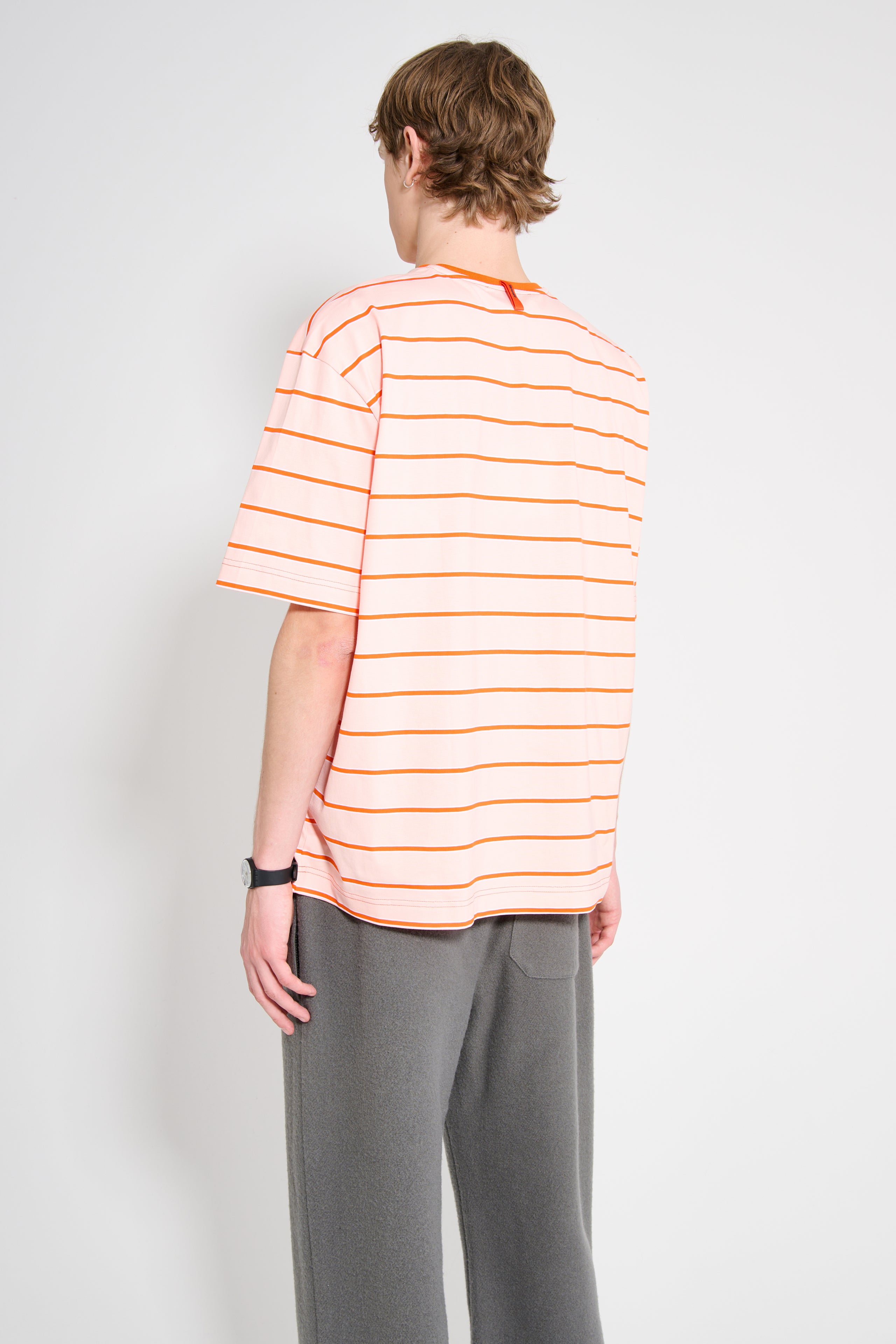 SUNNEI Over T-shirt Pink Stripes