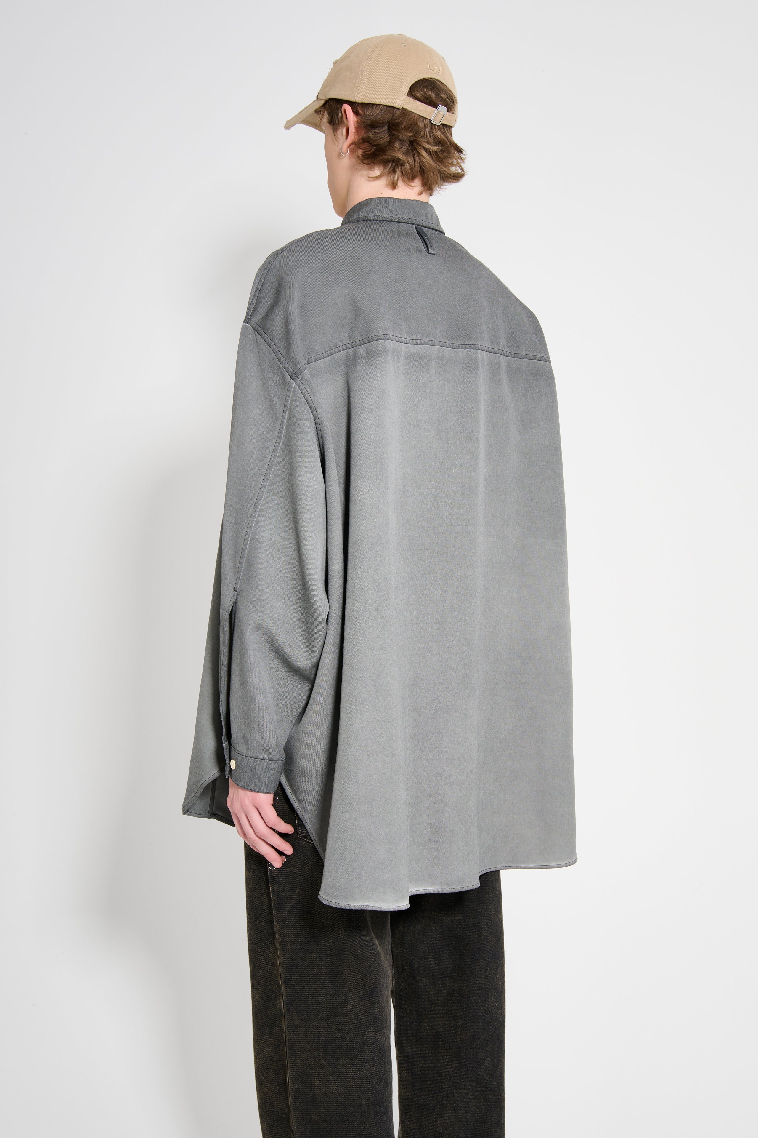 SUNNEI Mega Over Shirt W Cuts Grey