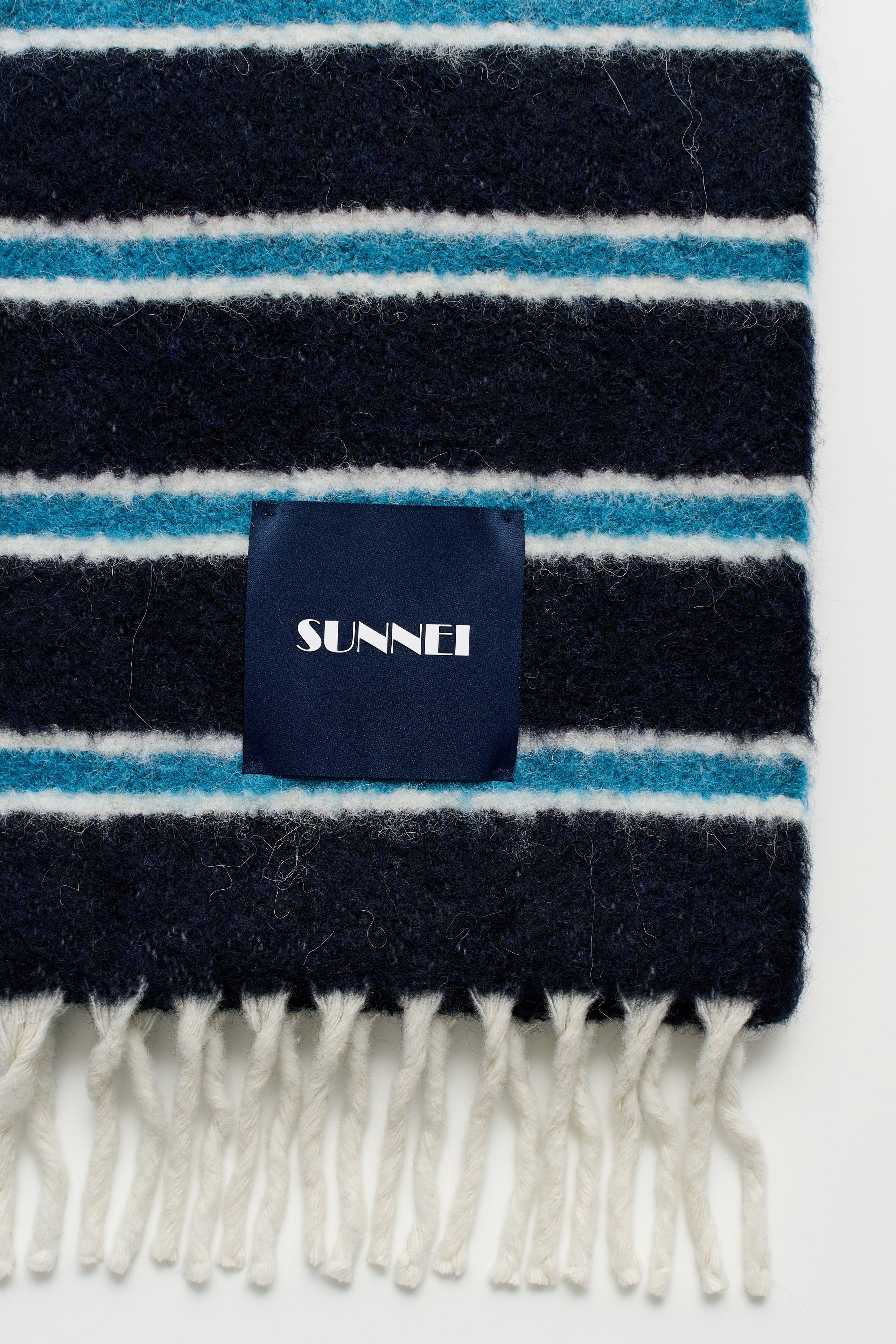 SUNNEI Scarf Blue Stripes