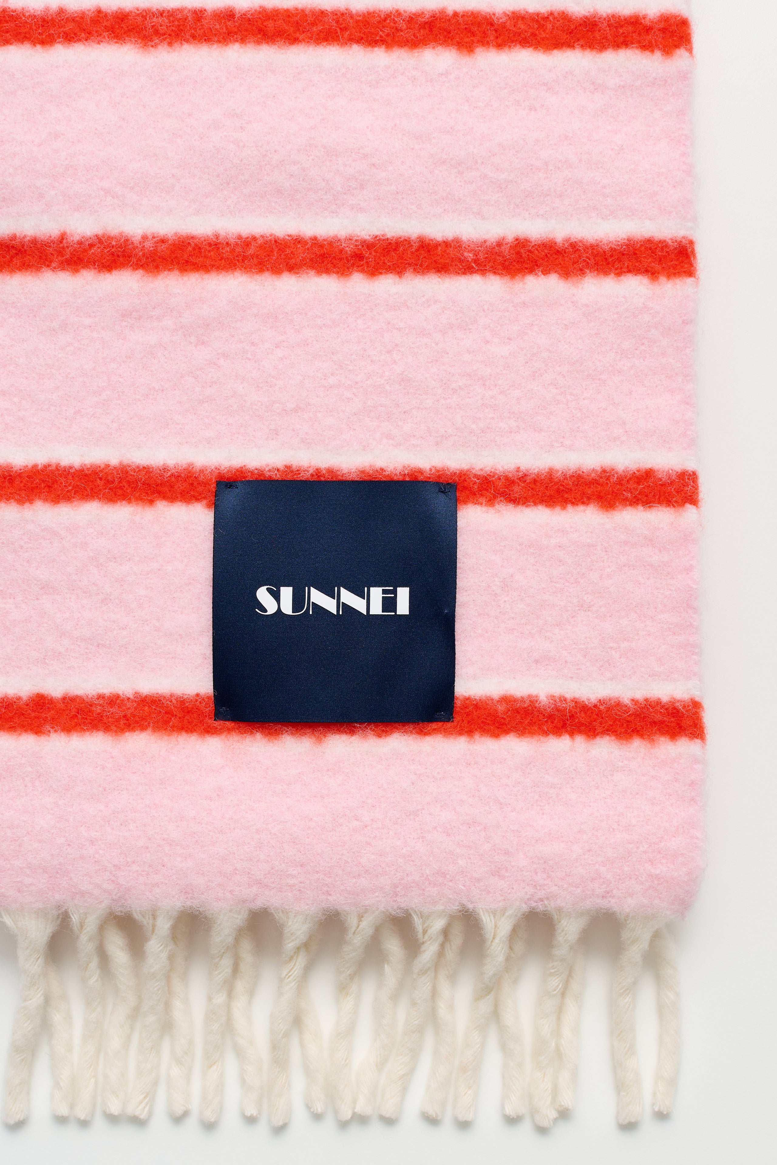 SUNNEI Scarf Pink Stripes