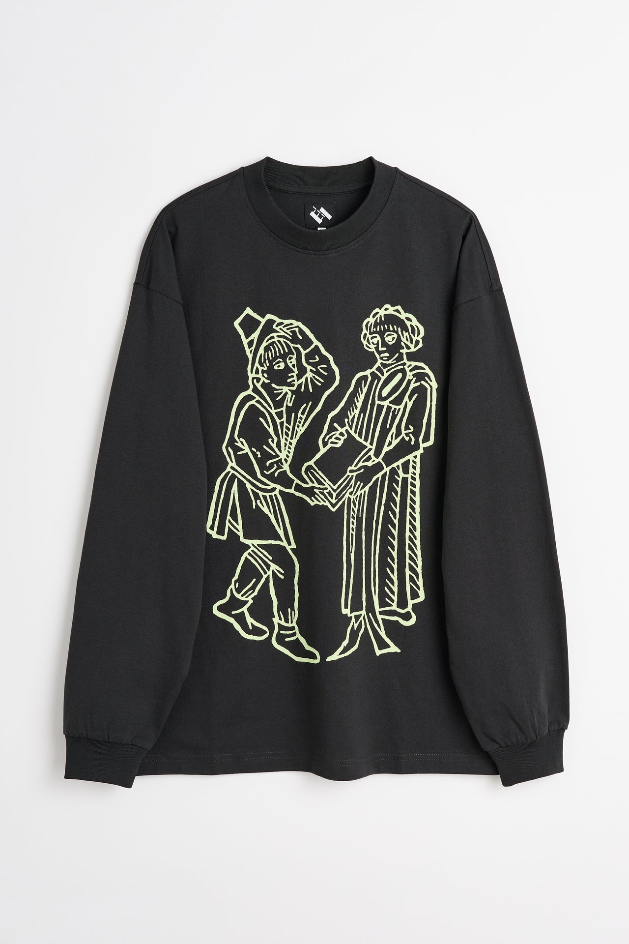 The Trilogy Tapes Bastarda Glow In The Dark Longsleeve Black