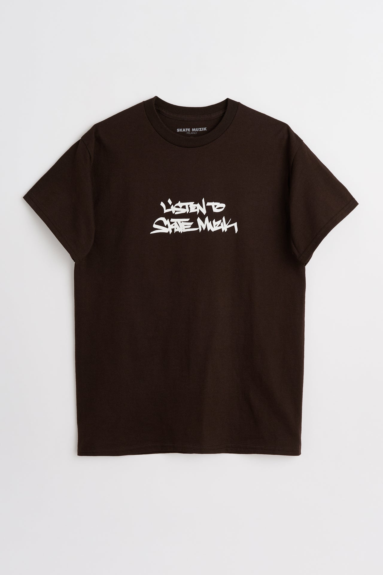 Skate Muzik Listen To Skate Muzik Tee Brown