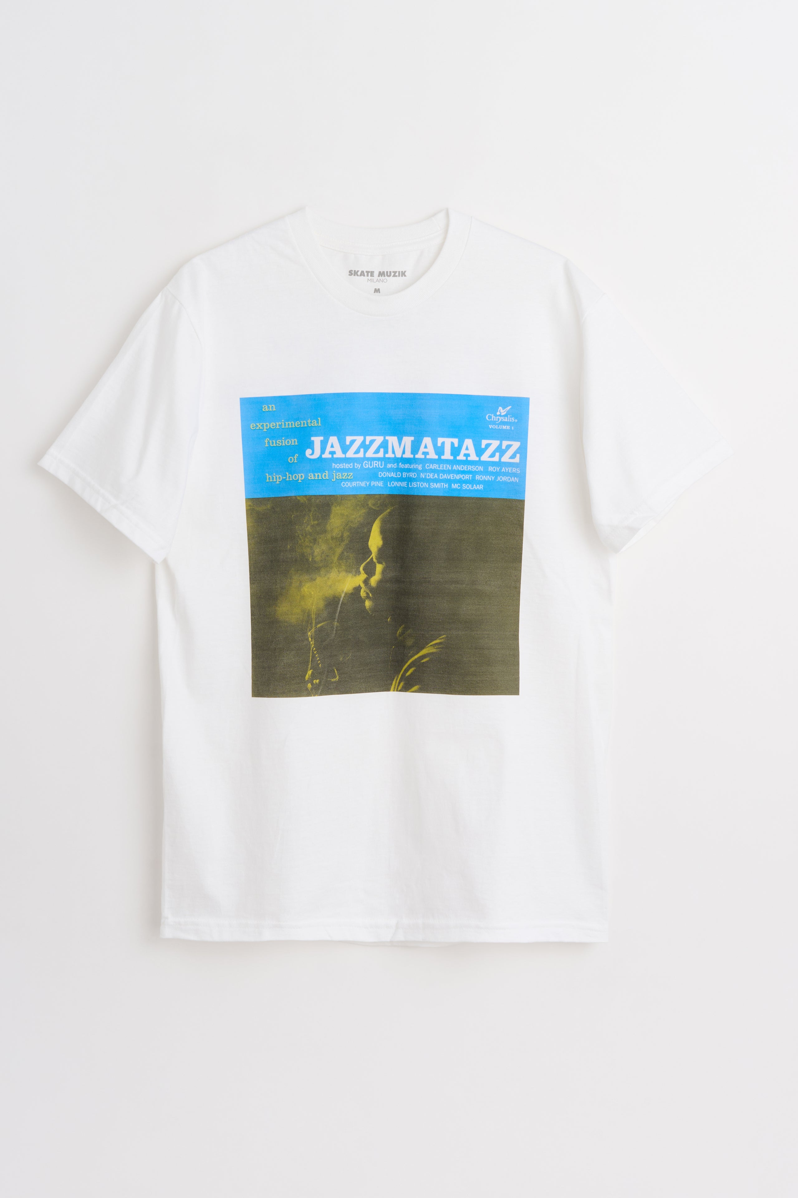 Skate Muzik Jazzmatazz Vol. 1 Tee White