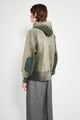 Taiga Takahashi Hooded Sweat Shirt Bleached Deep Green