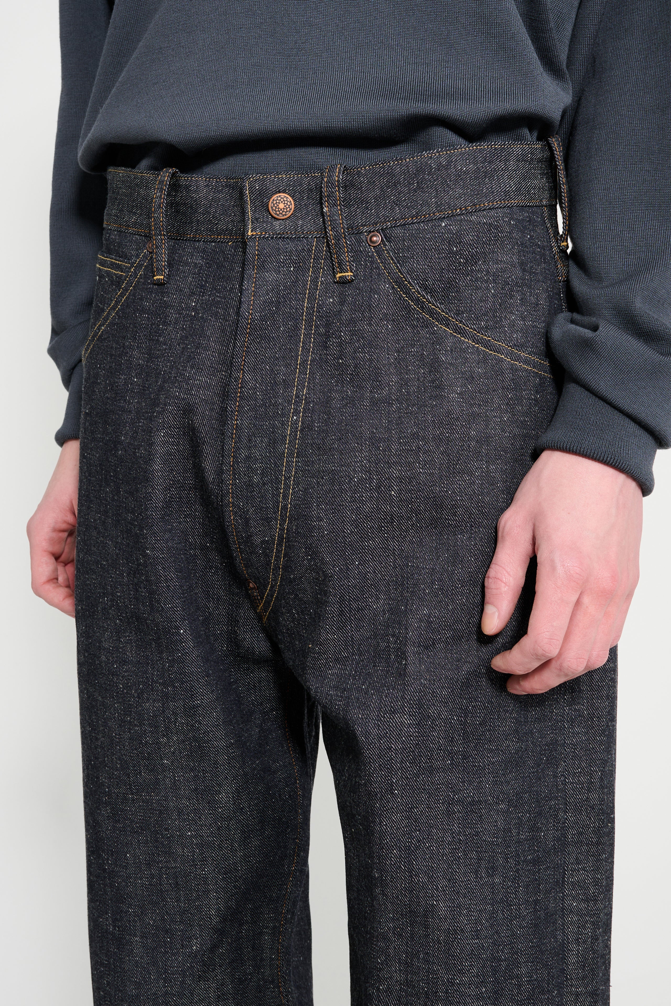 Taiga Takahashi Denim Trousers Raw Indigo