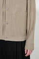 Taiga Takahashi Buckle-Backed Jacket Beige