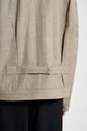 Taiga Takahashi Buckle-Backed Jacket Beige