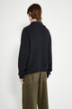 Taiga Takahashi Turtleneck Cardigan Charcoal