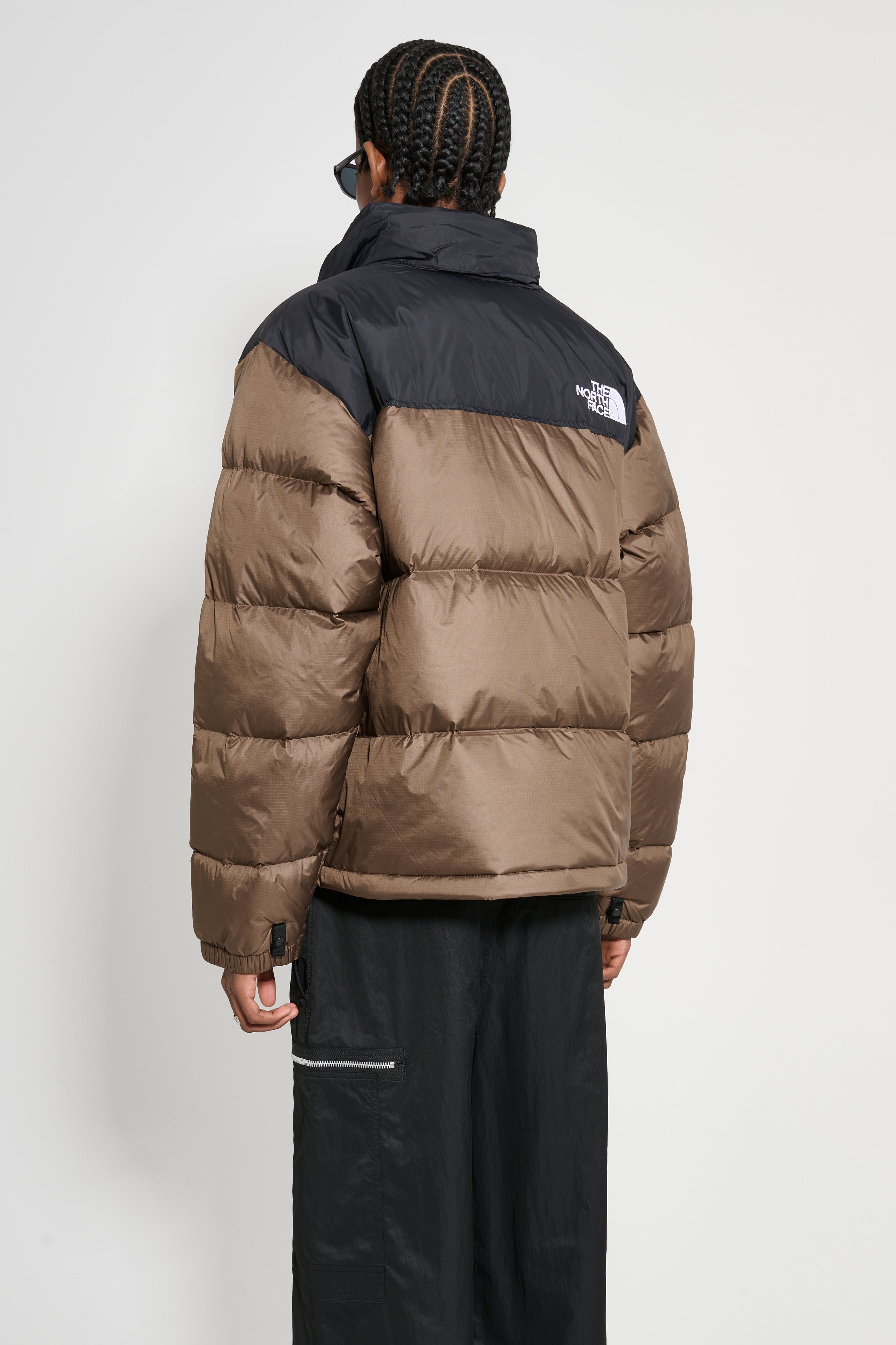 The North Face 1996 Nuptse Jacket Smokey Brown / TNF Black