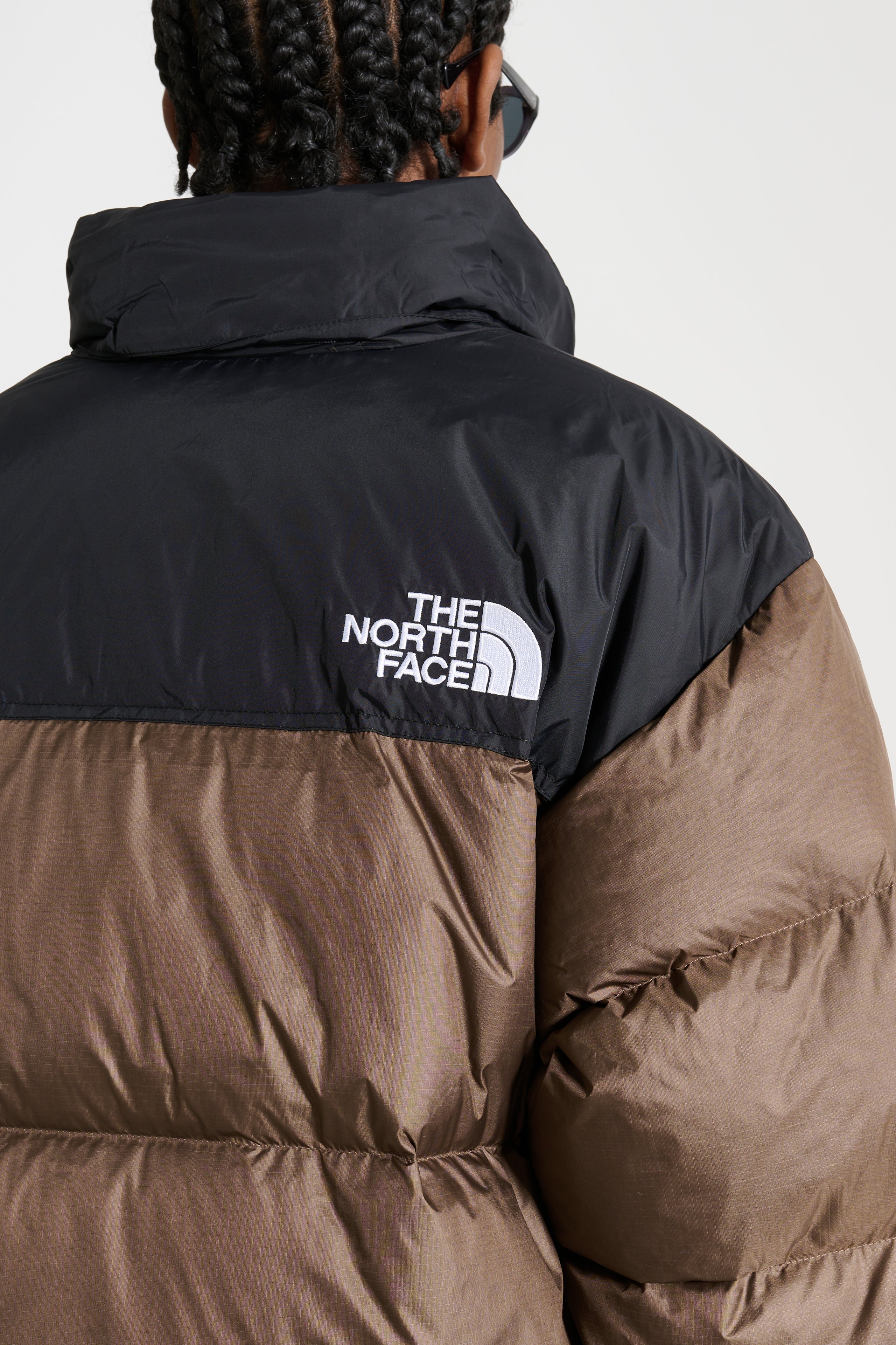 The North Face 1996 Nuptse Jacket Smokey Brown / TNF Black