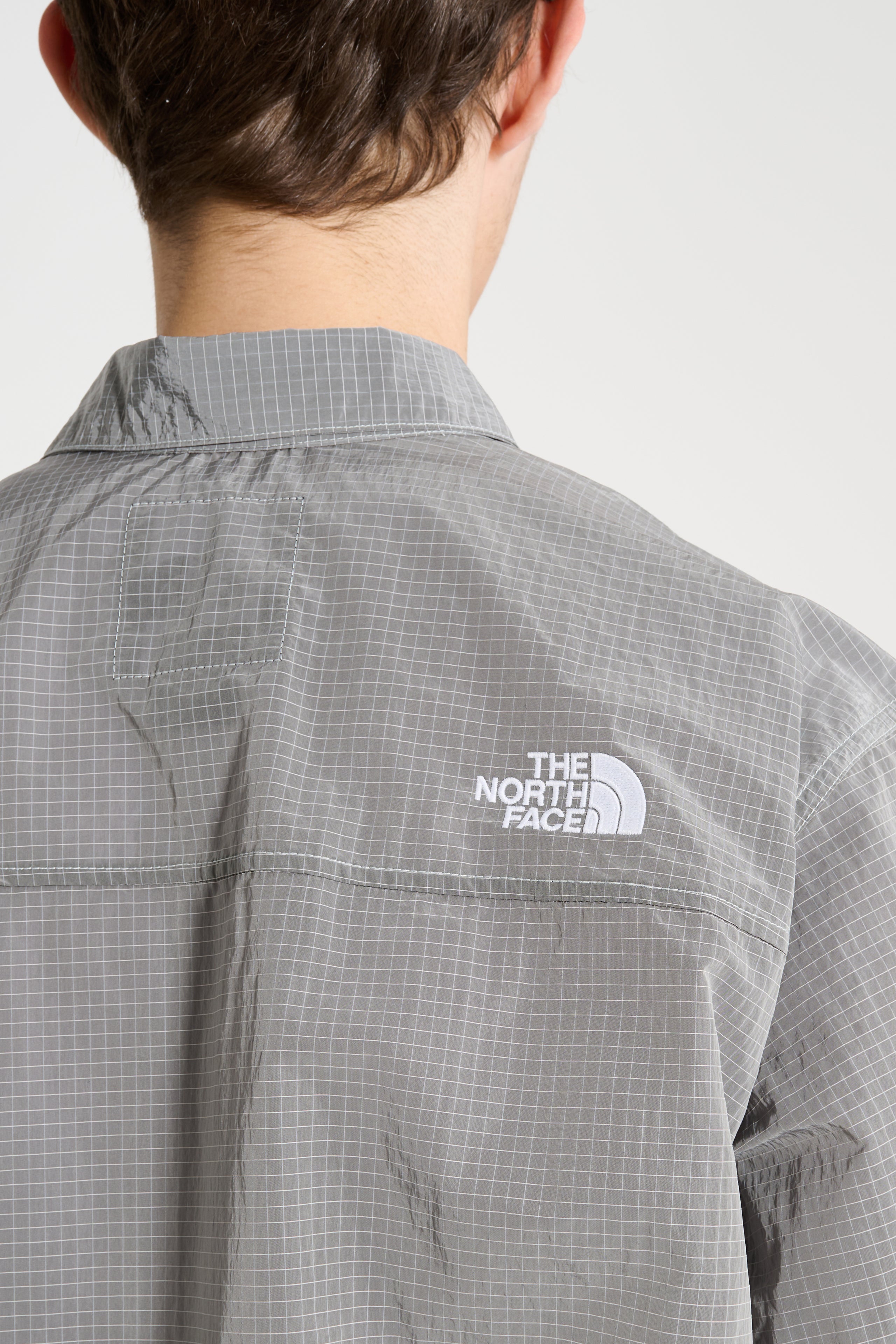 The North Face Fabric Mix Short Sleeve Shirt High Rise Grey