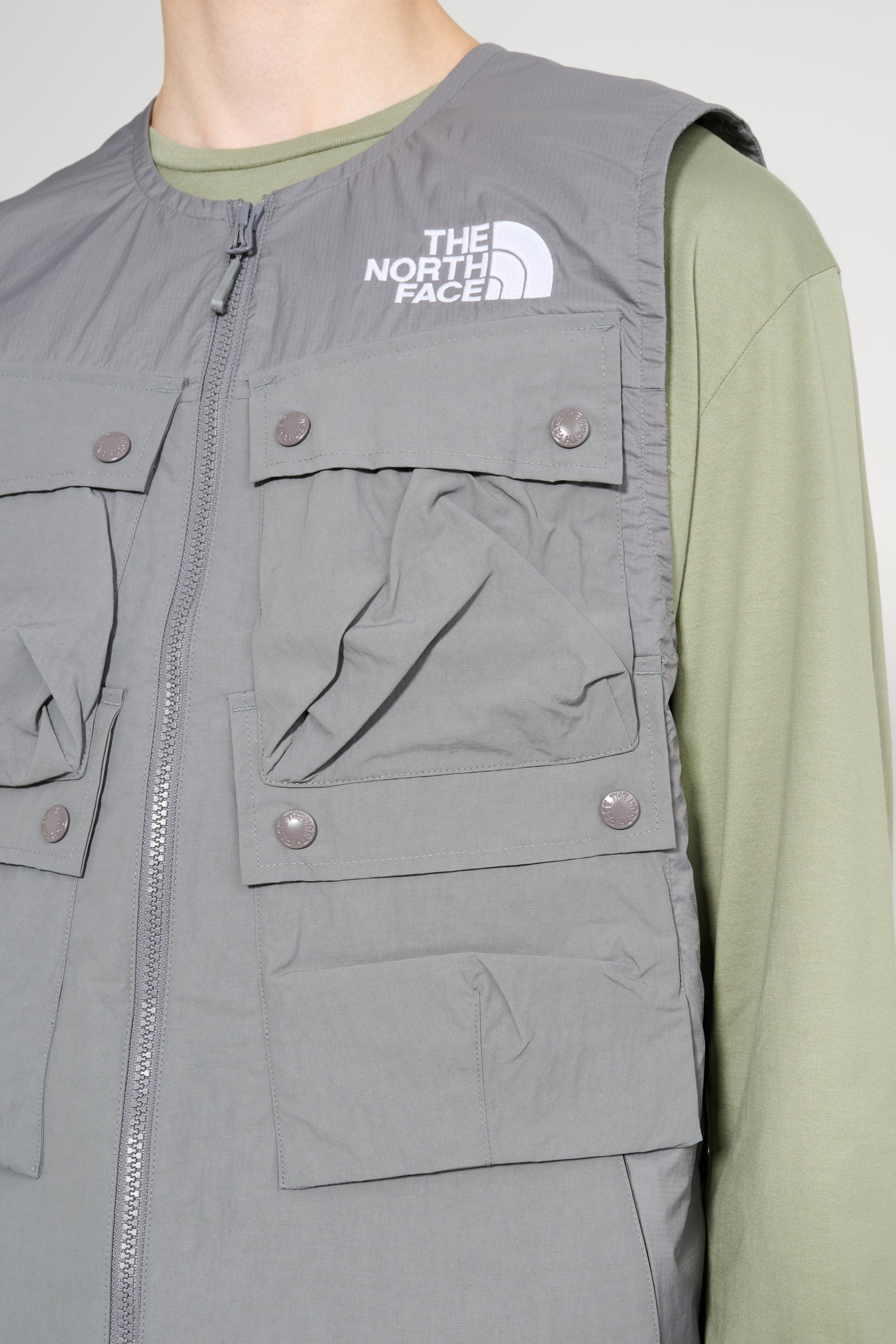 The North Face Mountain Wind Vest Smoked Pearl