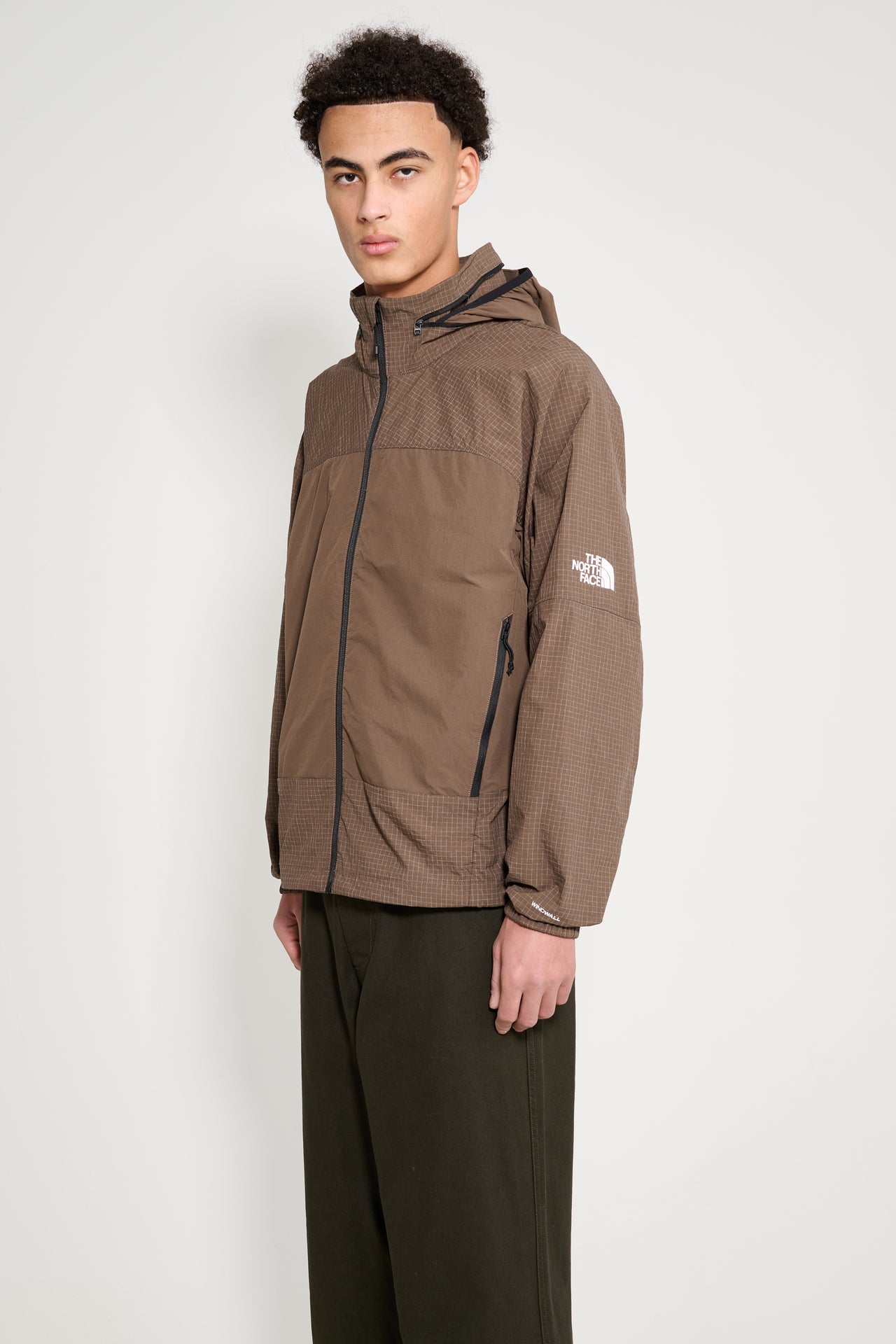 The North Face M Hke Utility Wind Jacket Smokey Brown