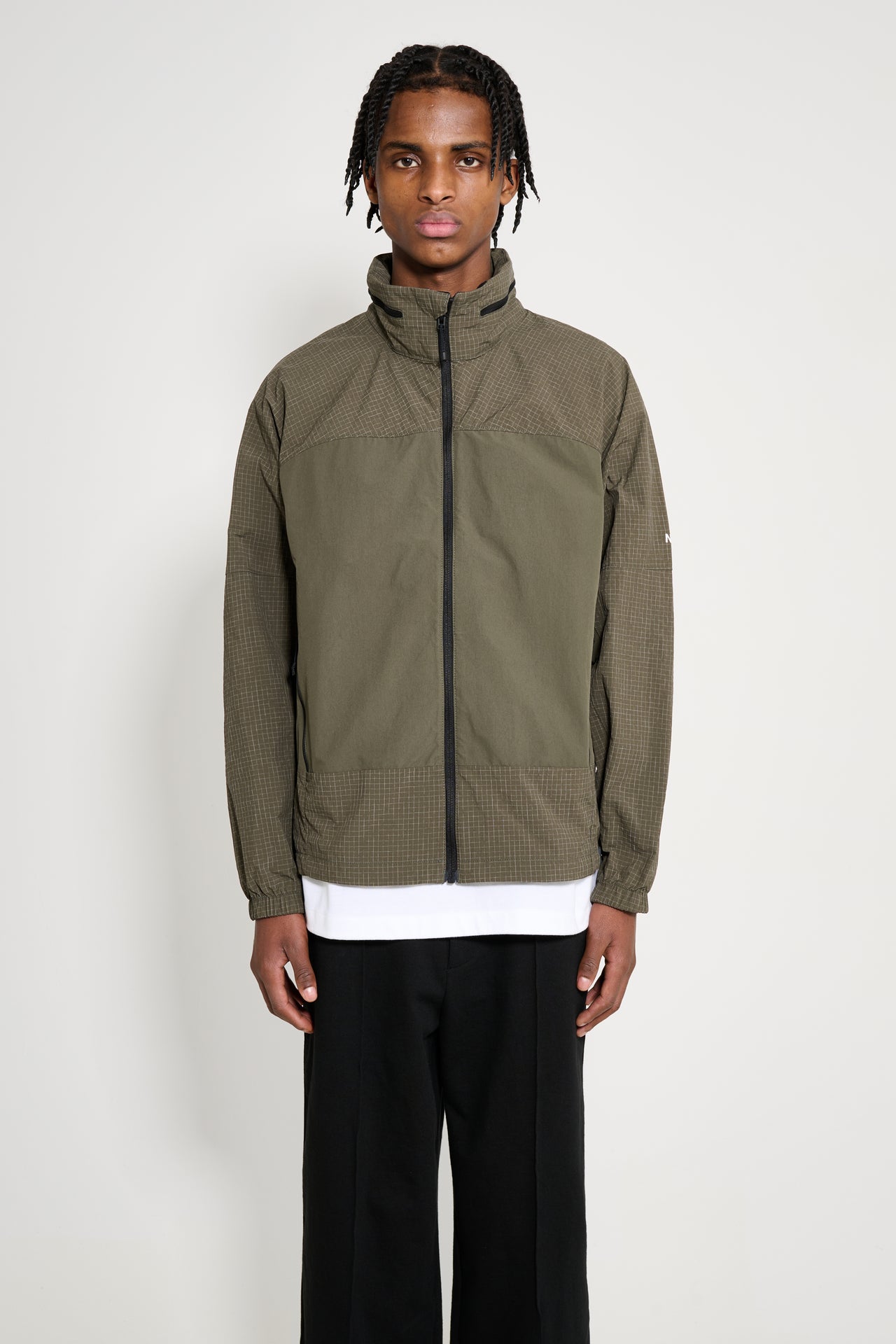The North Face M HKE Utility Wind Jacket New Taupe Green