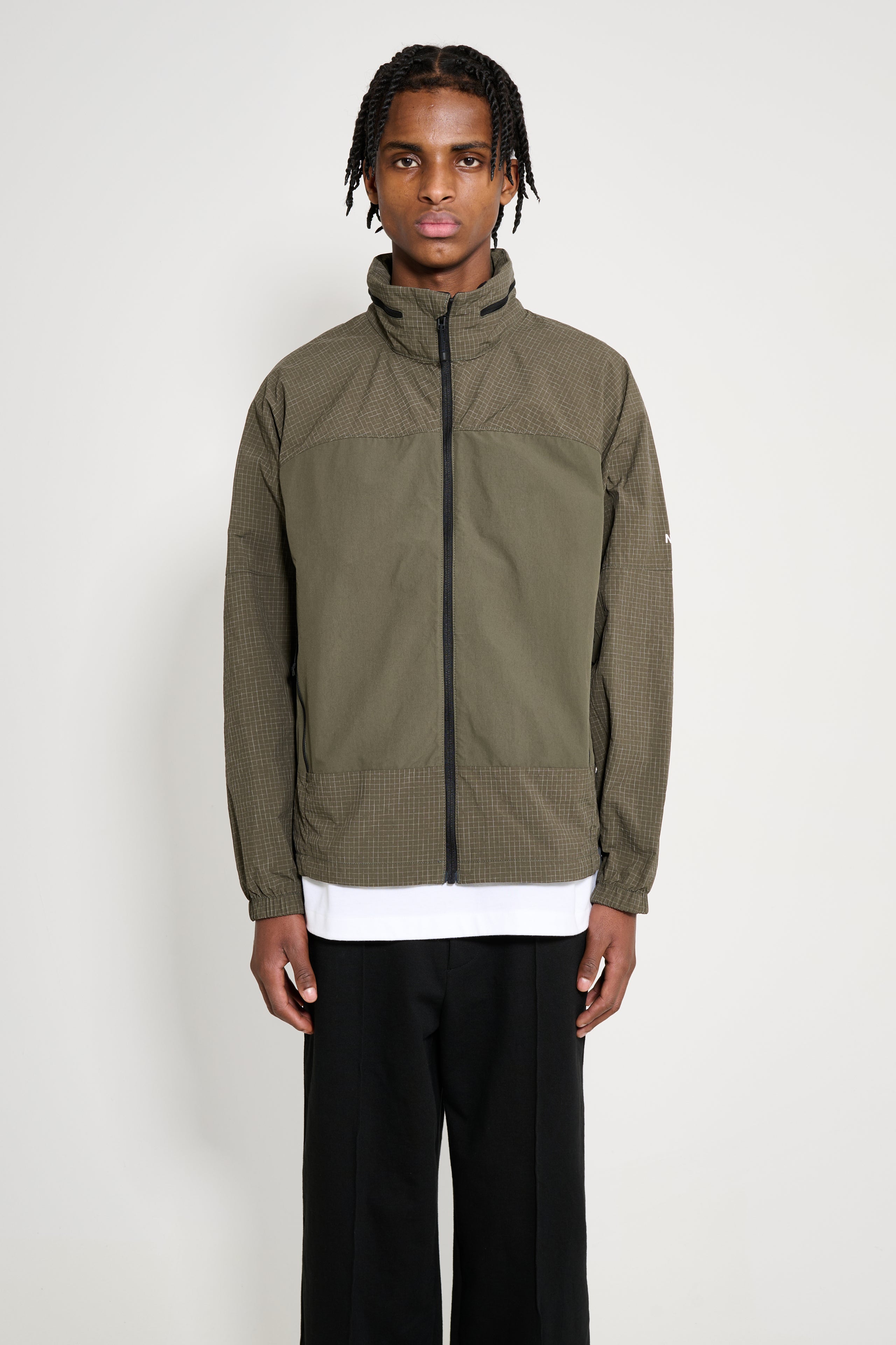 The North Face M HKE Utility Wind Jacket New Taupe Green
