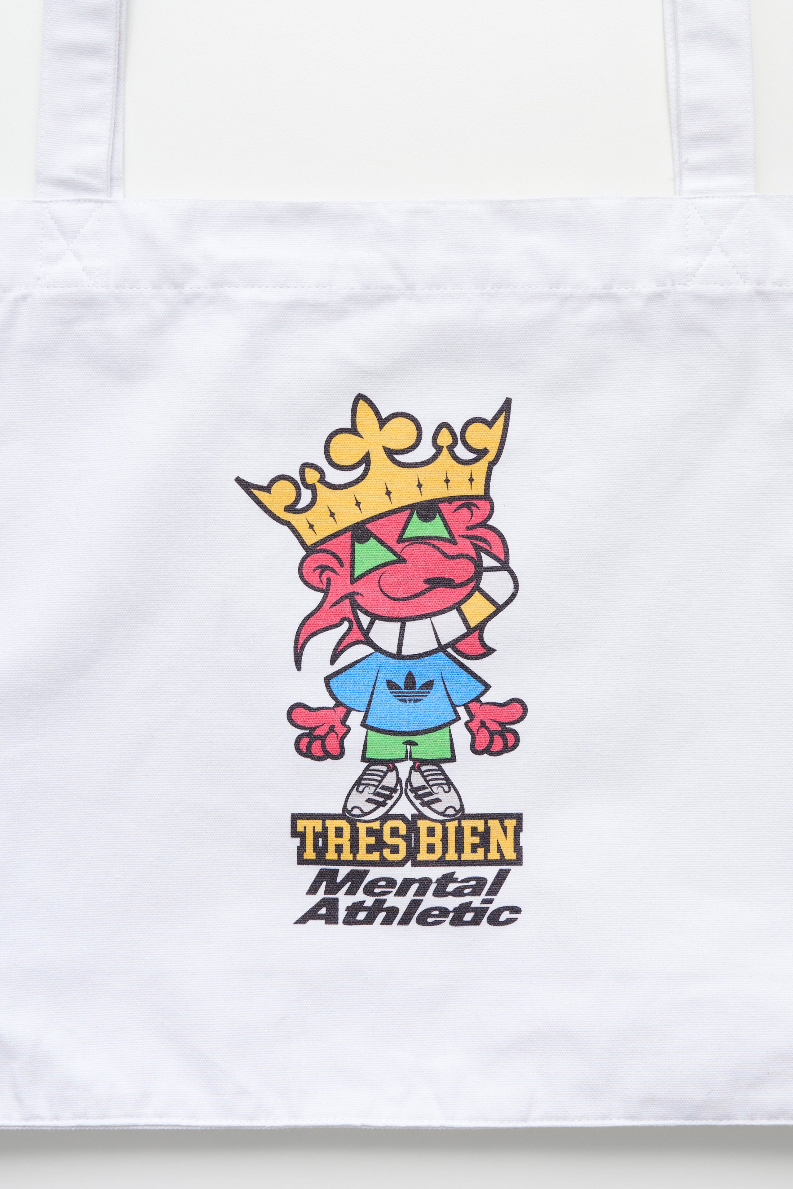 adidas x TRÈS BIEN x Mental Athletic Tote Bag White