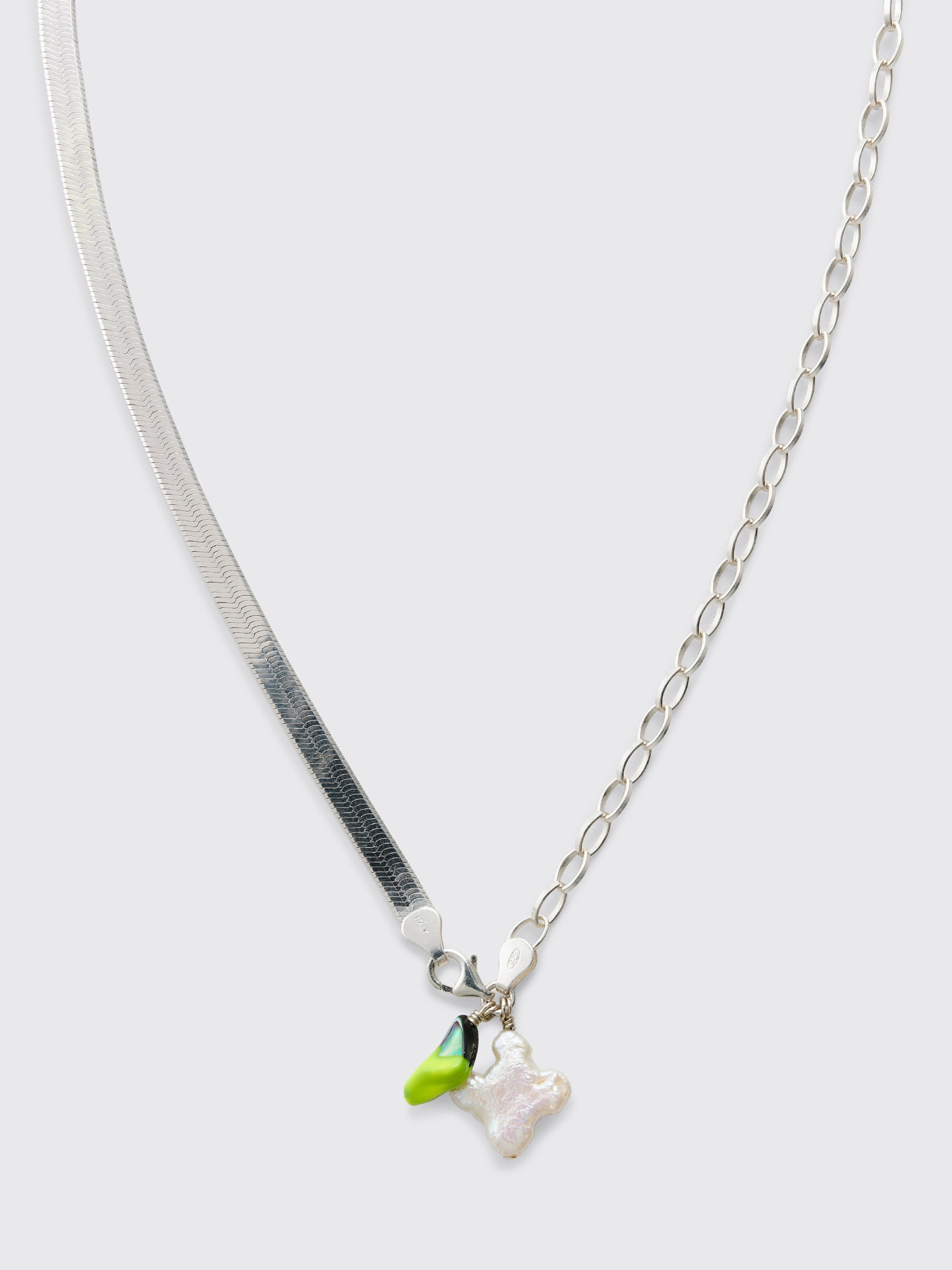 TRES BIEN ATELJÉ x Santangelo High On Hope Alta Necklace Silver