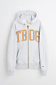 TRÈS BIEN x Champion Damaged TB06 Zip Hood Grey Melange