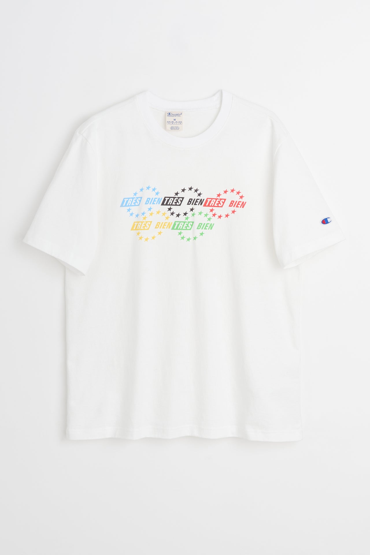 TRÈS BIEN x Champion Olympic Tee White