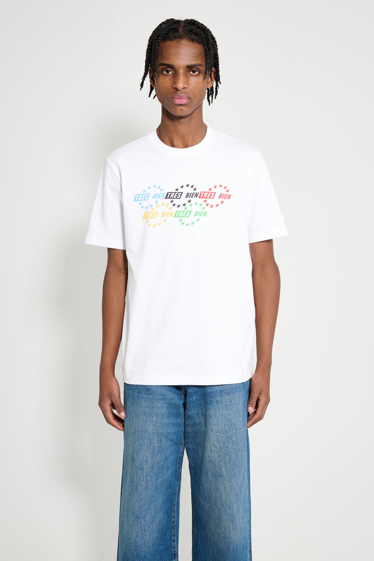 TRÈS BIEN x Champion Olympic Tee White