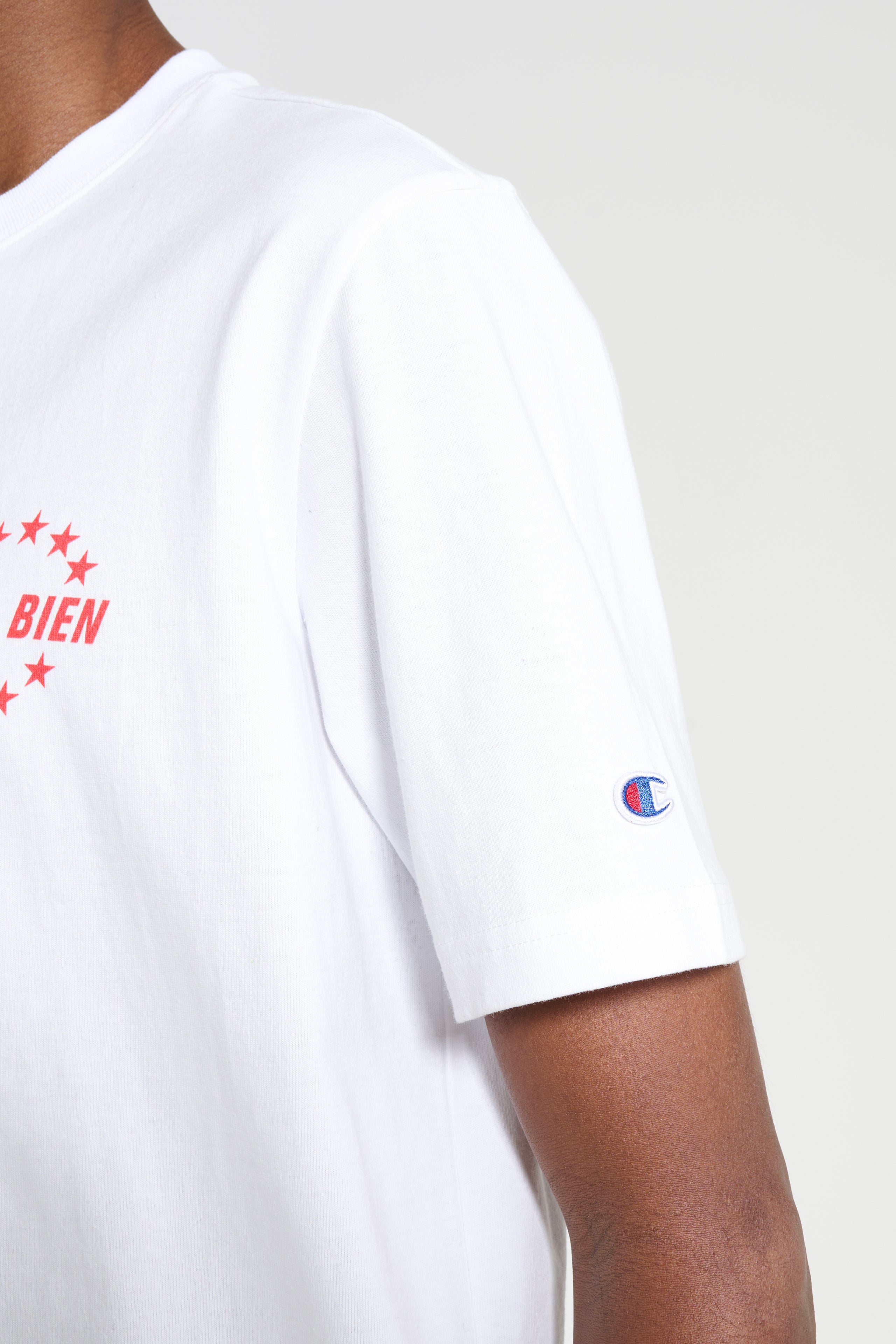TRÈS BIEN x Champion Olympic Tee White