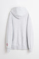 TRÈS BIEN x Champion Reverse Weave Damaged Logo Hood Grey Melange