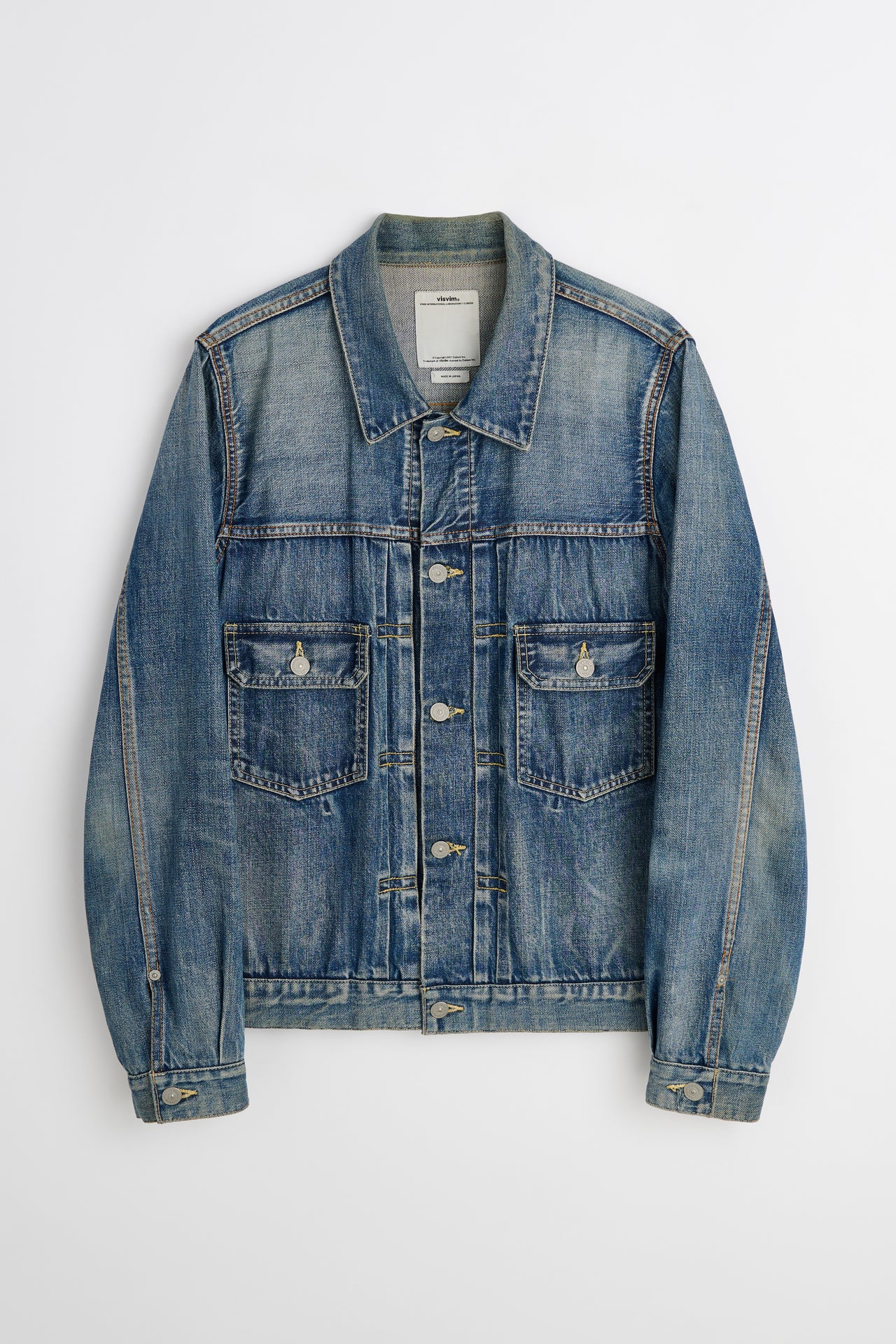 TRÈS BIEN Archive Visvim Social Sculpture Selvedge Denim Jacket Blue