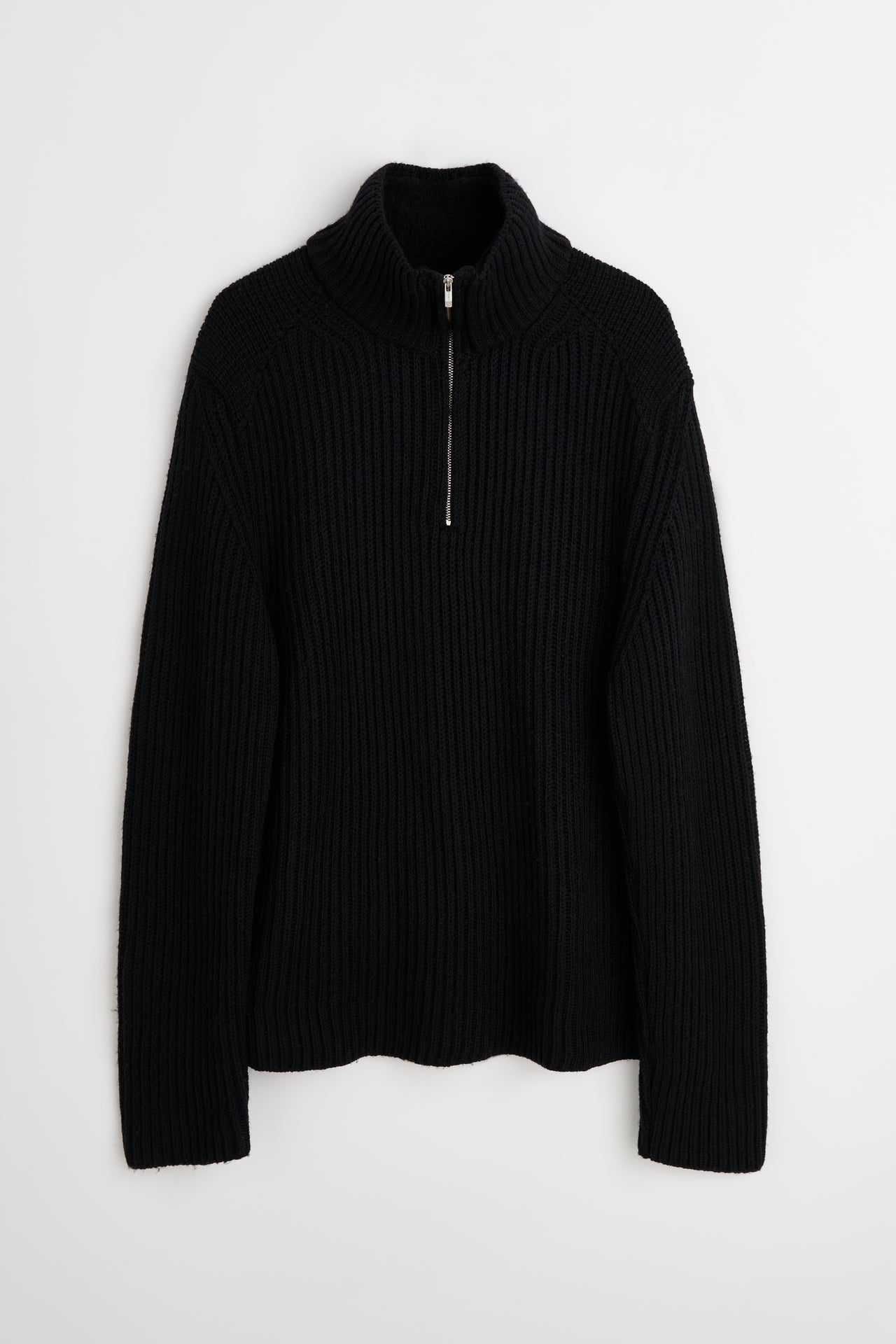 TRÈS BIEN Archive C.P. Company Knitted Half-Zip Sweater Black
