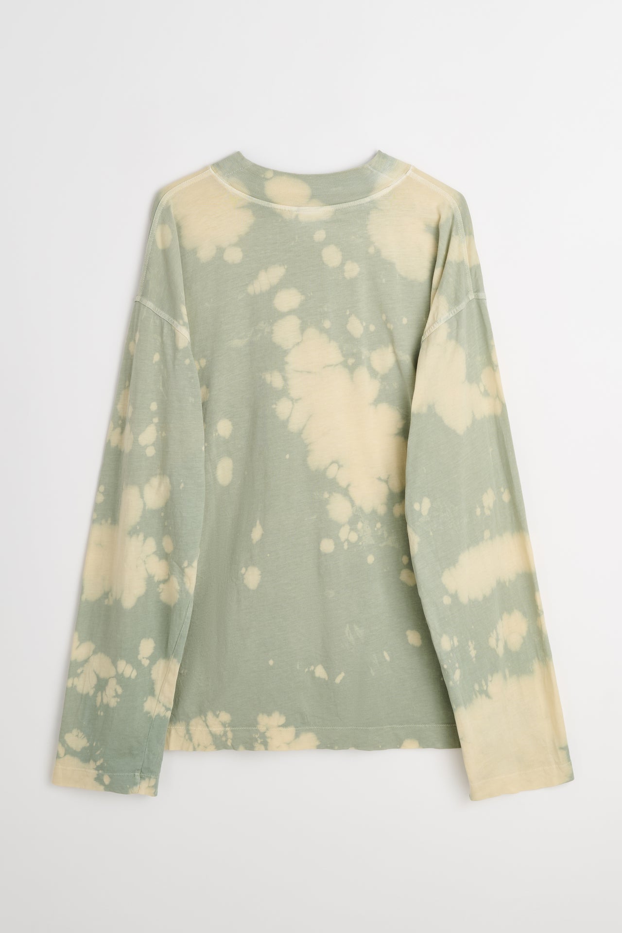 TRÈS BIEN Archive Dries Van Noten Long Sleeve Tie Dye Tee Pale Yellow