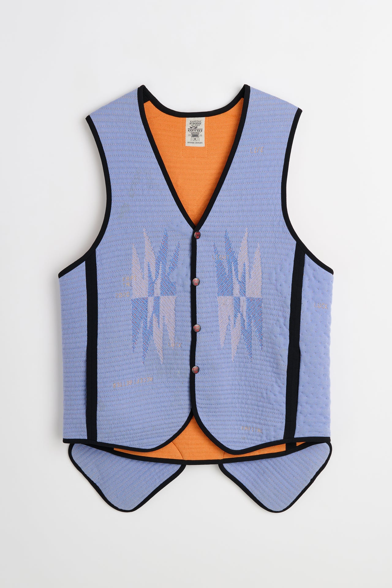 TRÈS BIEN Archive Kapital 3D Knit Vest Blue